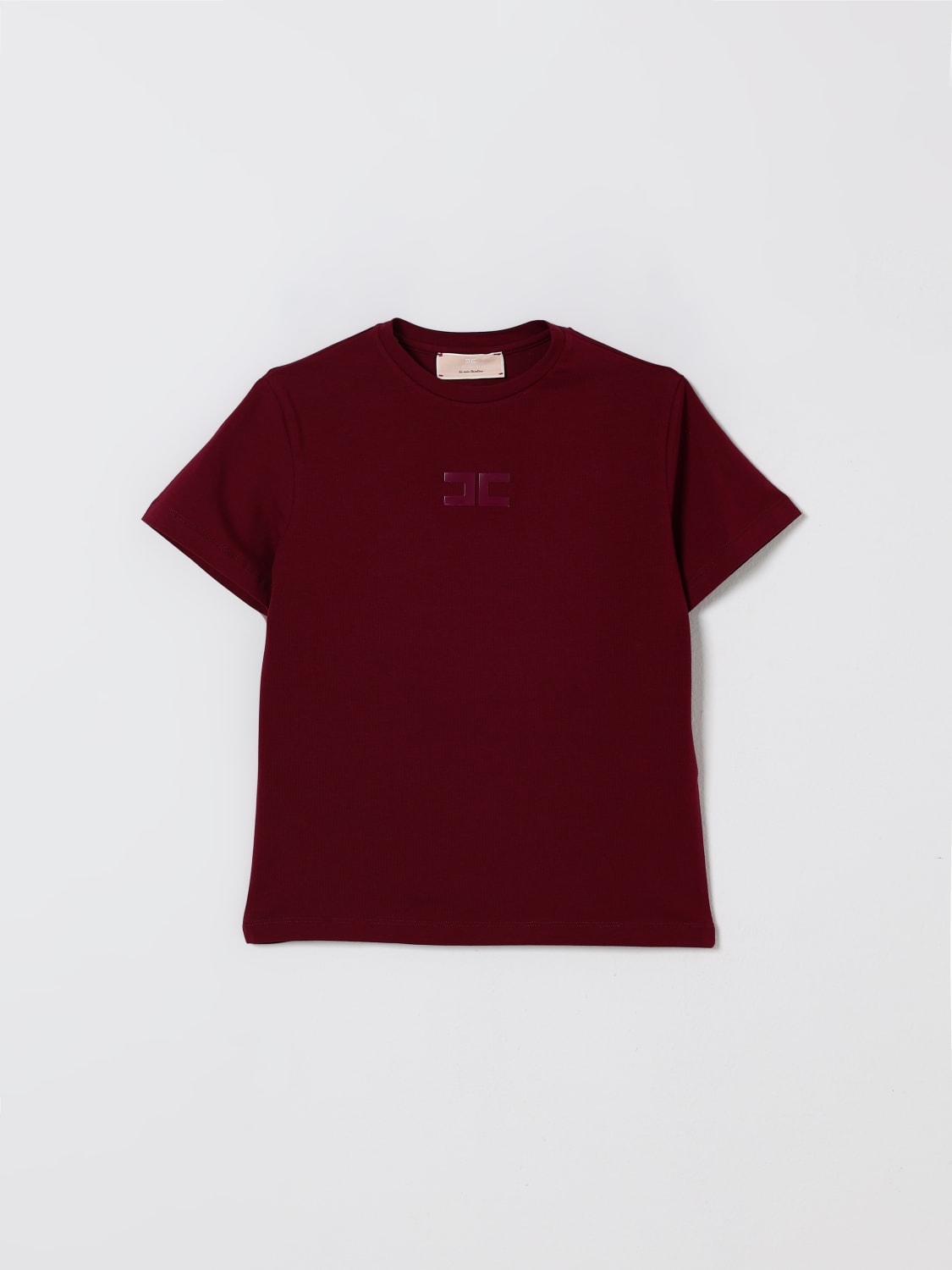 ELISABETTA FRANCHI LA MIA BAMBINA T-SHIRT: T-shirt enfant Elisabetta Franchi La Mia Bambina, Bordeaux - Img 1