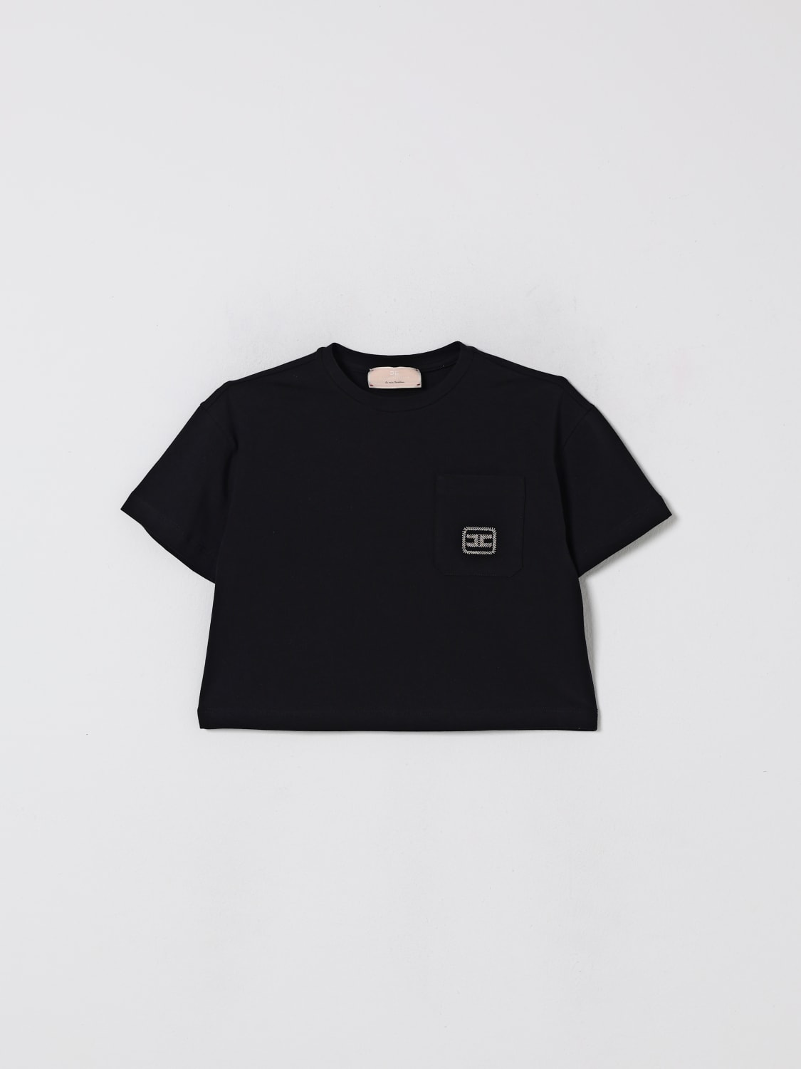ELISABETTA FRANCHI LA MIA BAMBINA CAMISETA: Camisetas niños Elisabetta Franchi La Mia Bambina, Negro - Img 1