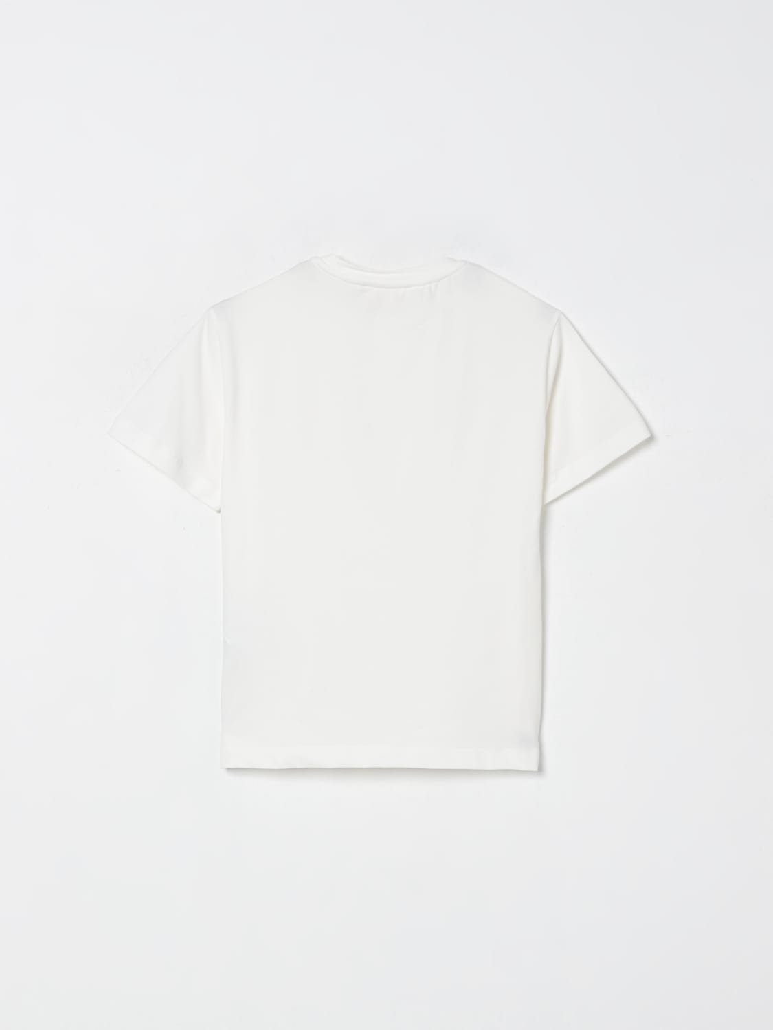 ELISABETTA FRANCHI LA MIA BAMBINA T-SHIRT: T-shirt in cotone Elisabetta Franchi La Mia Bambina, Bianco - Img 2