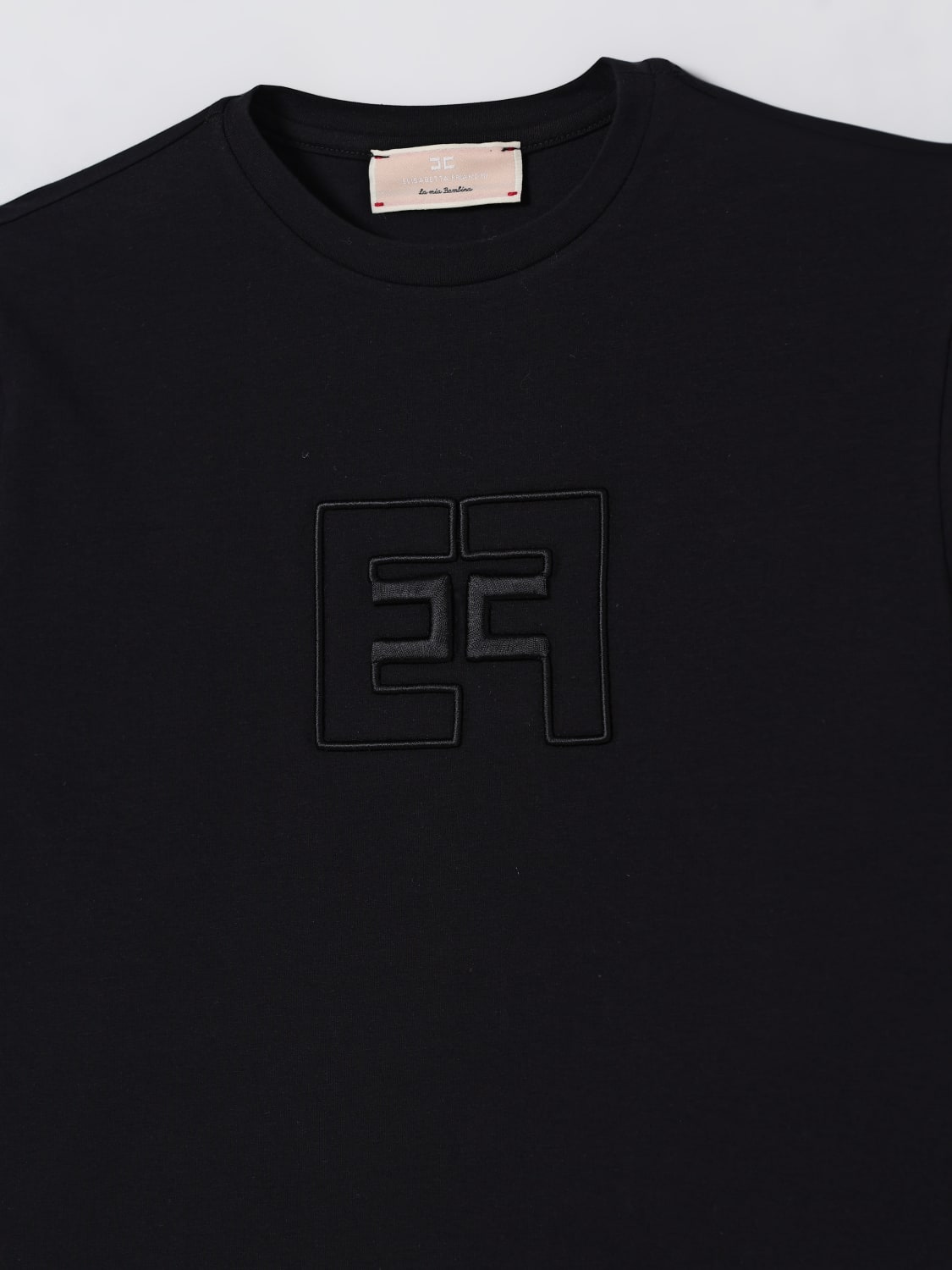ELISABETTA FRANCHI LA MIA BAMBINA CAMISETA: Camisetas niños Elisabetta Franchi La Mia Bambina, Negro - Img 3