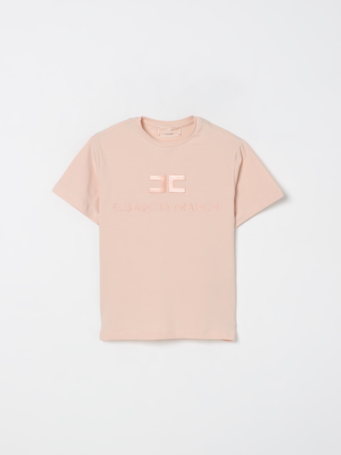 ELISABETTA FRANCHI LA MIA BAMBINA T-SHIRT: T-shirt enfant Elisabetta Franchi La Mia Bambina, Rose - Img 1
