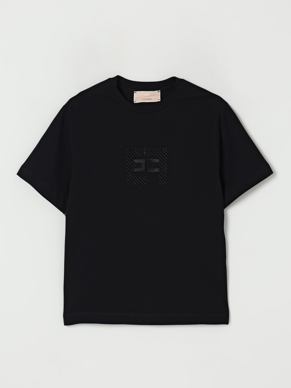 ELISABETTA FRANCHI LA MIA BAMBINA T-SHIRT: T-shirt kinder Elisabetta Franchi La Mia Bambina, Schwarz - Img 1