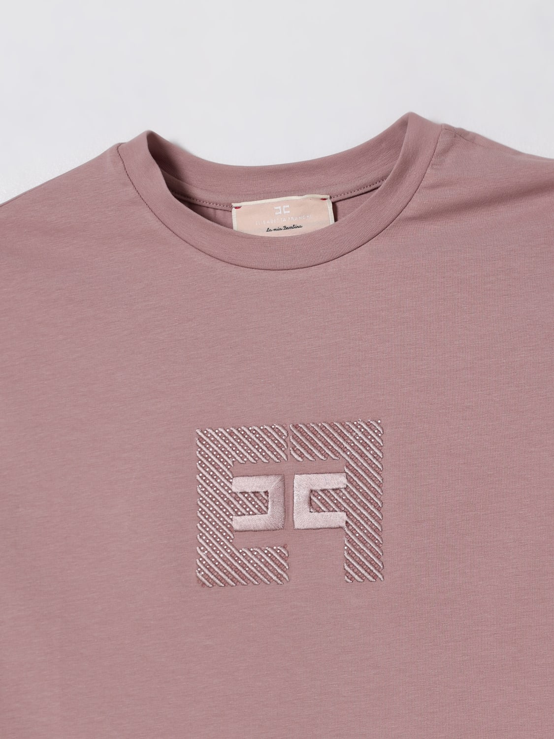 ELISABETTA FRANCHI LA MIA BAMBINA T-SHIRT: T-shirt kinder Elisabetta Franchi La Mia Bambina, Pink - Img 3
