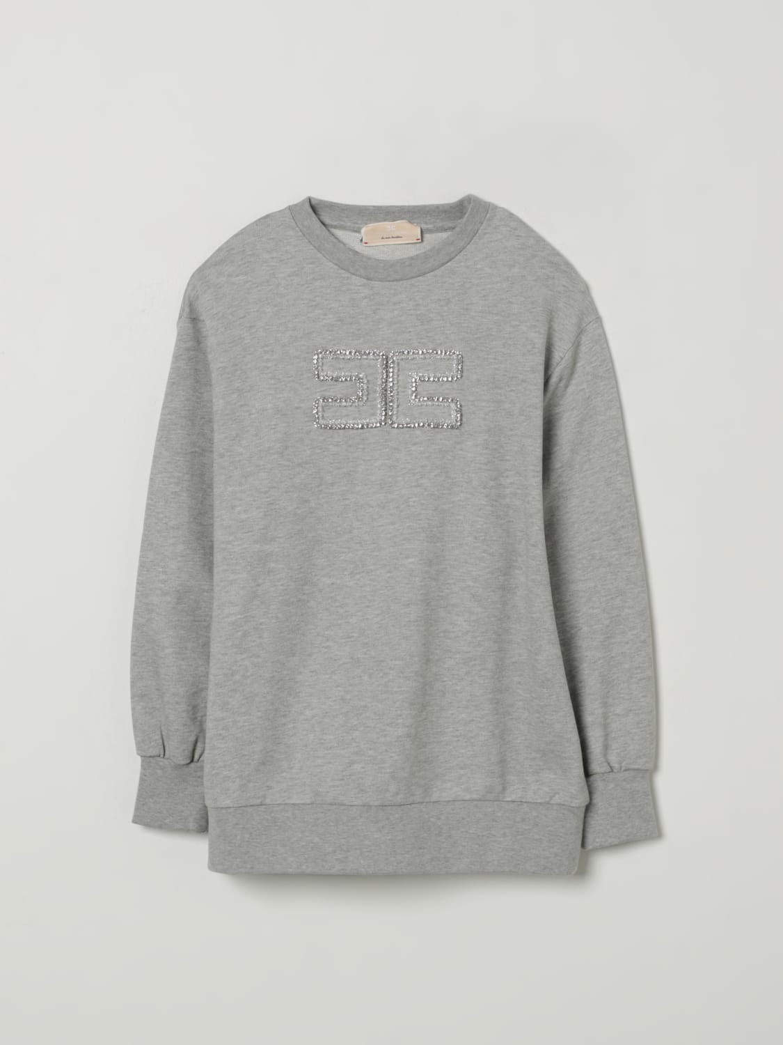 ELISABETTA FRANCHI LA MIA BAMBINA 毛衣: 毛衣 儿童 Elisabetta Franchi La Mia Bambina, 灰色 - Img 1