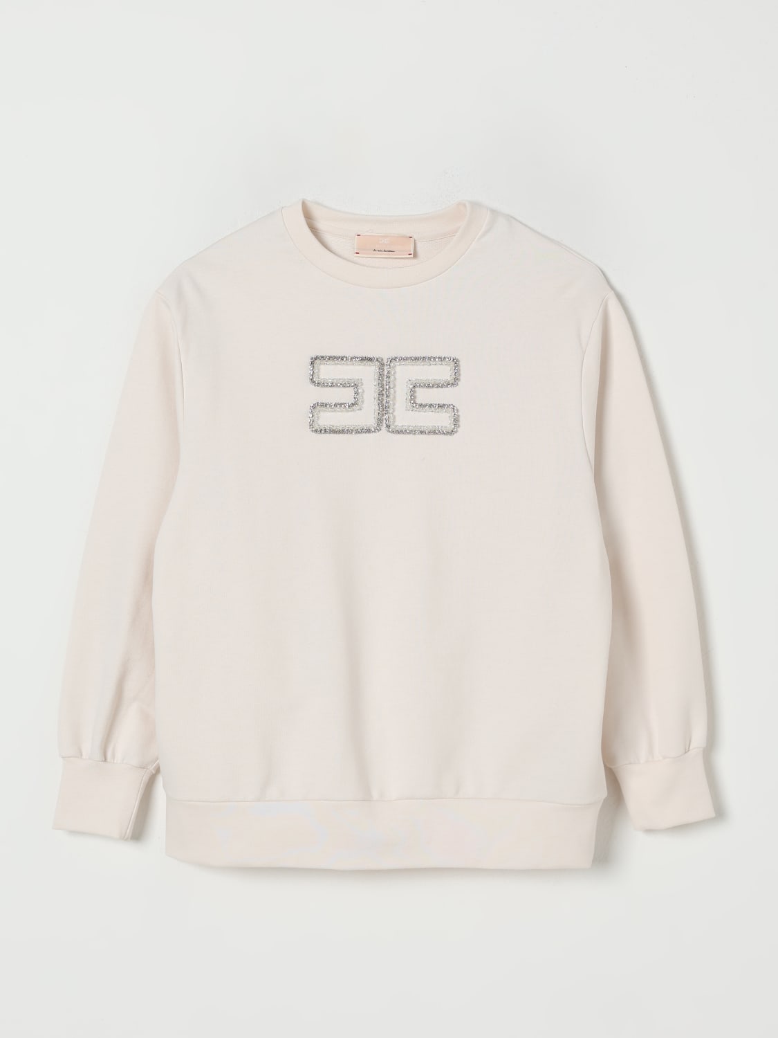 ELISABETTA FRANCHI LA MIA BAMBINA SWEATER: Sweater kids Elisabetta Franchi La Mia Bambina, Ivory - Img 1