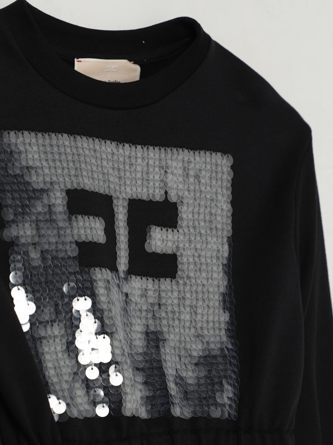 ELISABETTA FRANCHI LA MIA BAMBINA KLEID: Kleid kinder Elisabetta Franchi La Mia Bambina, Schwarz - Img 3