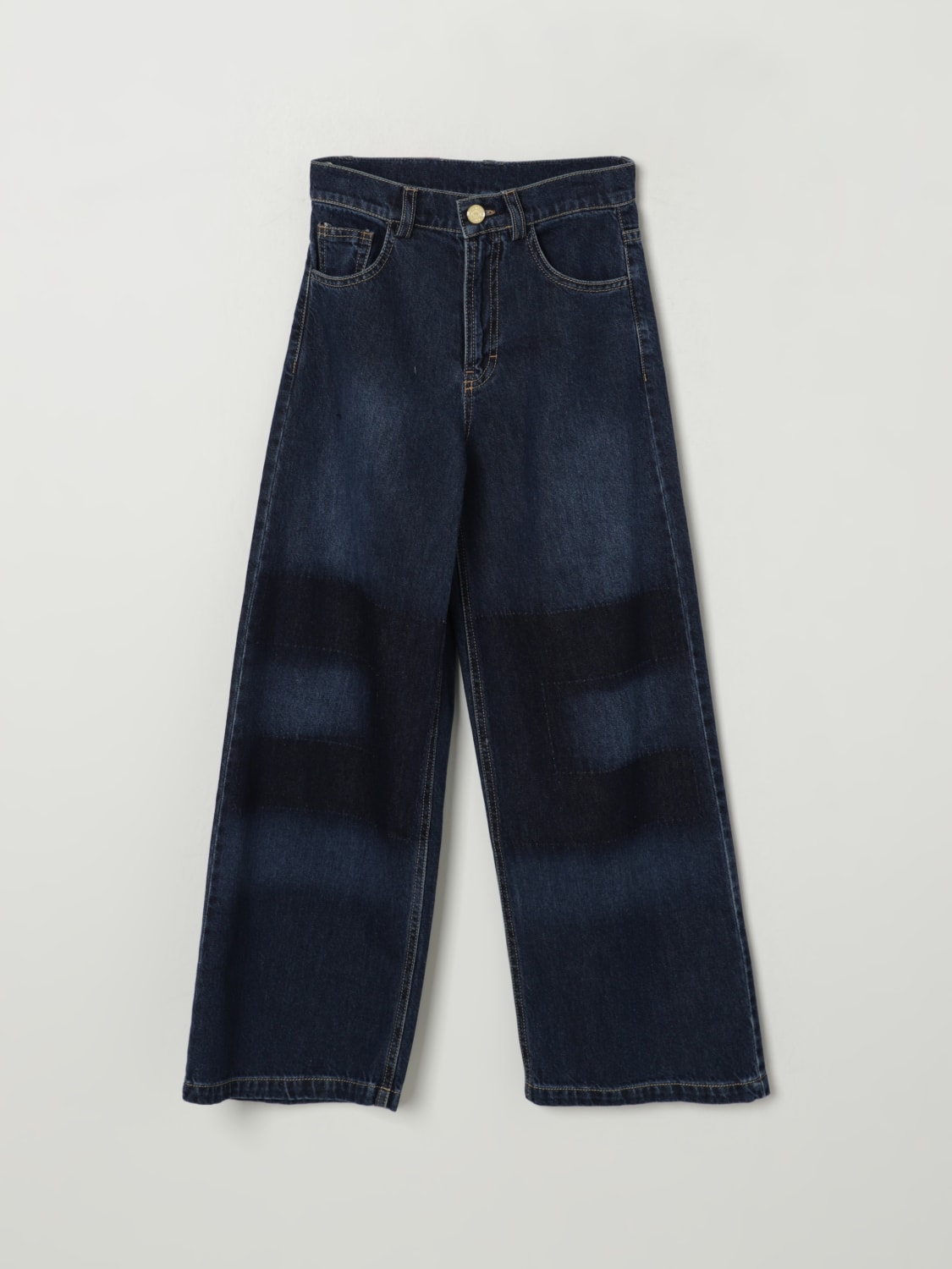 ELISABETTA FRANCHI LA MIA BAMBINA JEANS: Jeans kids Elisabetta Franchi La Mia Bambina, Denim - Img 1