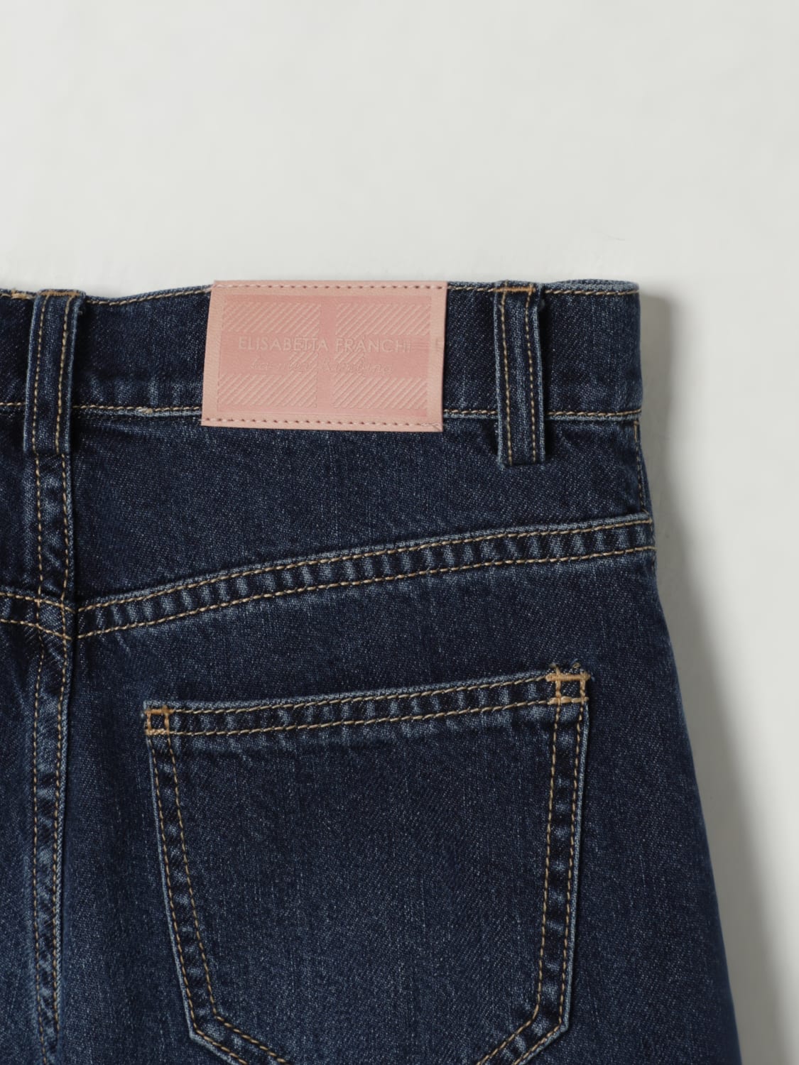 ELISABETTA FRANCHI LA MIA BAMBINA JEANS: Jeans kids Elisabetta Franchi La Mia Bambina, Denim - Img 3