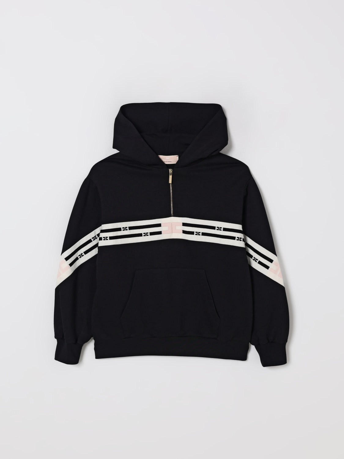 ELISABETTA FRANCHI LA MIA BAMBINA PULLOVER: Pullover kinder Elisabetta Franchi La Mia Bambina, Schwarz - Img 1