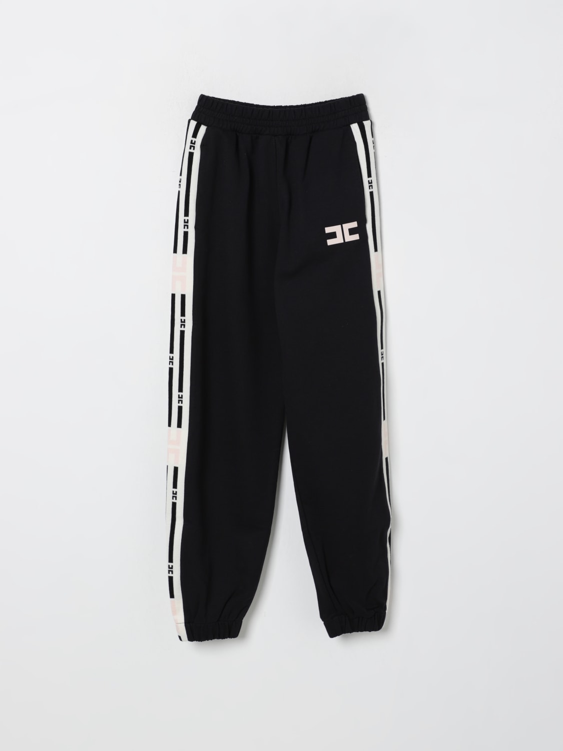 ELISABETTA FRANCHI LA MIA BAMBINA PANTALONI: Pantalone jogging Elisabetta Franchi La Mia Bambina, Nero - Img 1