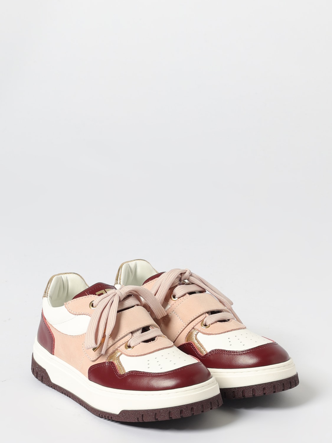 ELISABETTA FRANCHI LA MIA BAMBINA SNEAKERS: Sneakers kids Elisabetta Franchi La Mia Bambina, Burgundy - Img 2