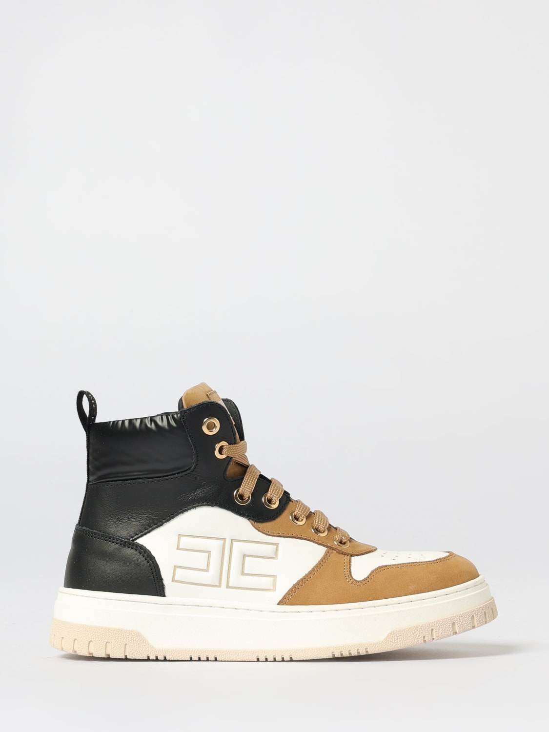 ELISABETTA FRANCHI LA MIA BAMBINA SNEAKERS: Sneakers kids Elisabetta Franchi La Mia Bambina, Beige - Img 1