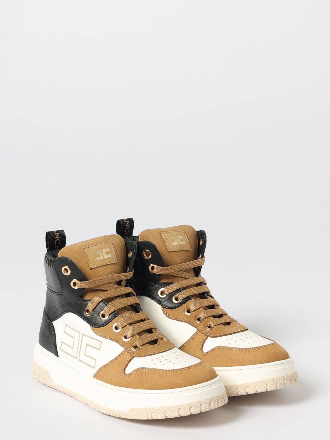 ELISABETTA FRANCHI LA MIA BAMBINA SNEAKERS: Sneakers kids Elisabetta Franchi La Mia Bambina, Beige - Img 2