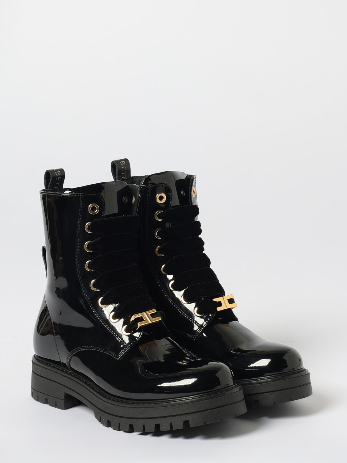 ELISABETTA FRANCHI LA MIA BAMBINA ZAPATOS: Zapatos niños Elisabetta Franchi La Mia Bambina, Negro - Img 2