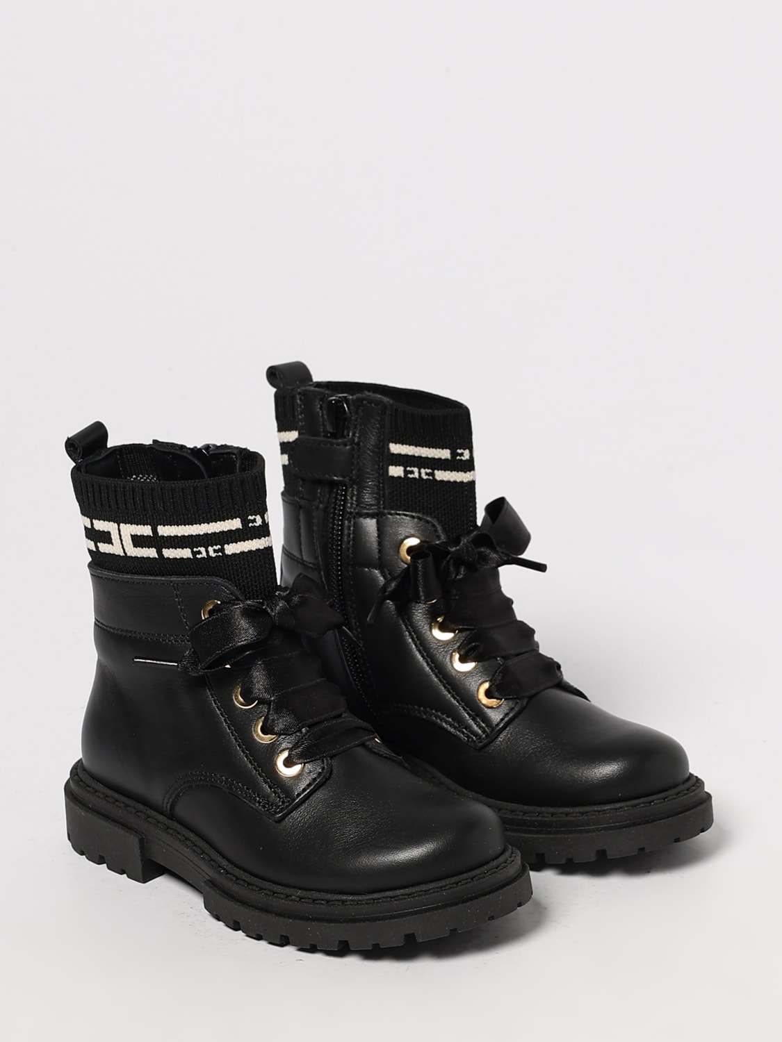 ELISABETTA FRANCHI LA MIA BAMBINA SHOES: Shoes kids Elisabetta Franchi La Mia Bambina, Black - Img 2