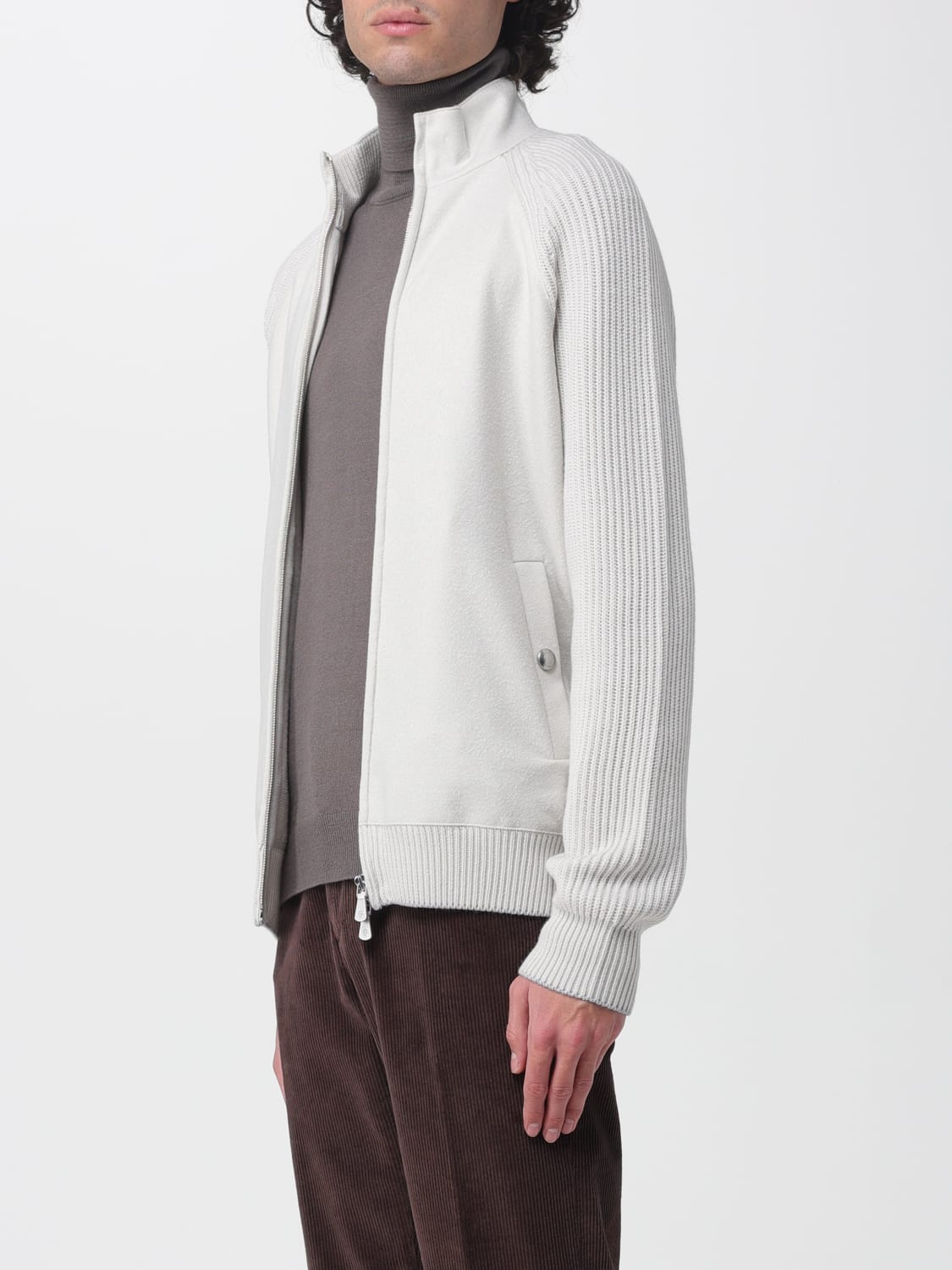 ELEVENTY SWEATER: Jacket men Eleventy, Sand - Img 3