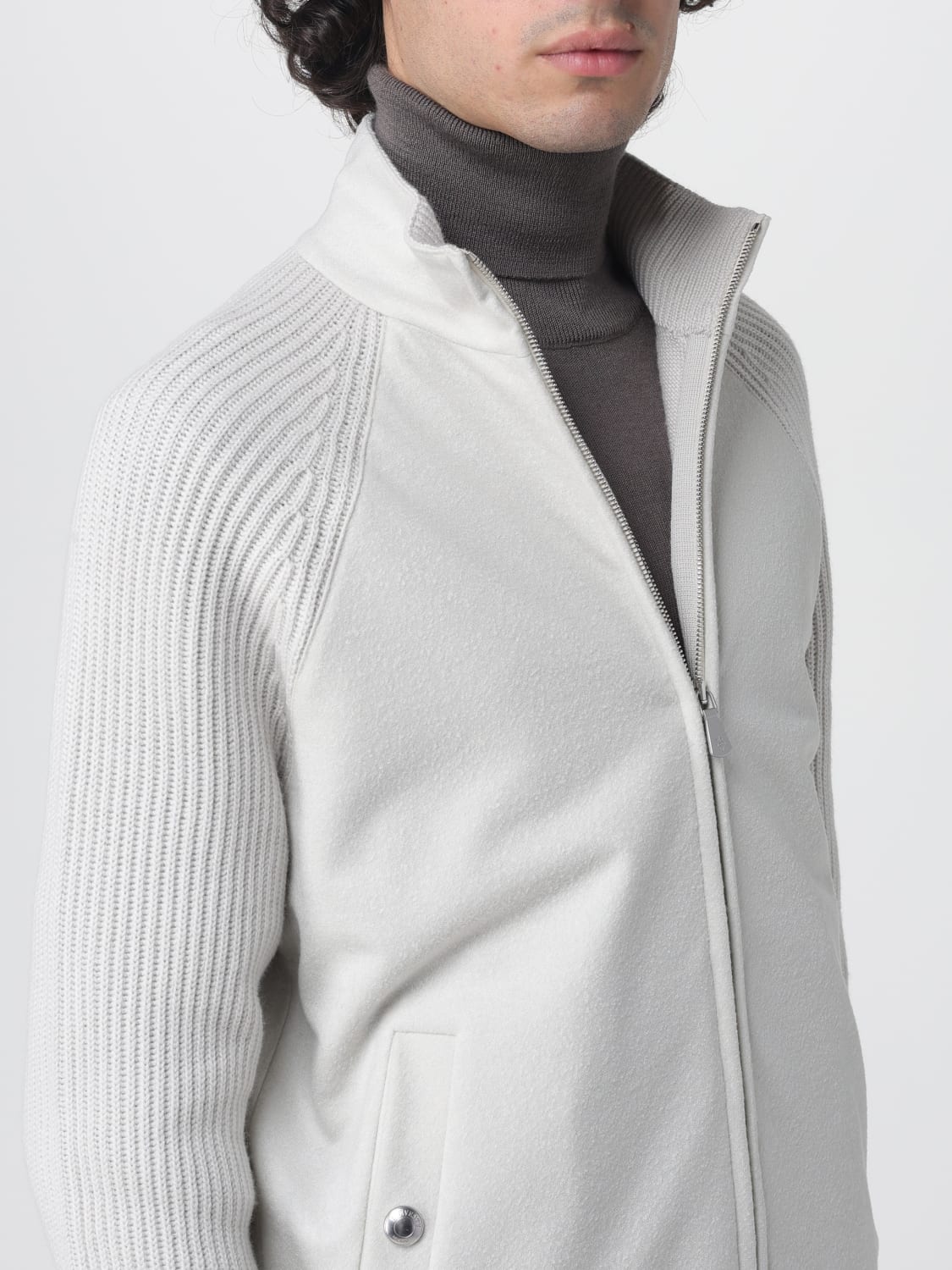 ELEVENTY SWEATER: Jacket men Eleventy, Sand - Img 4