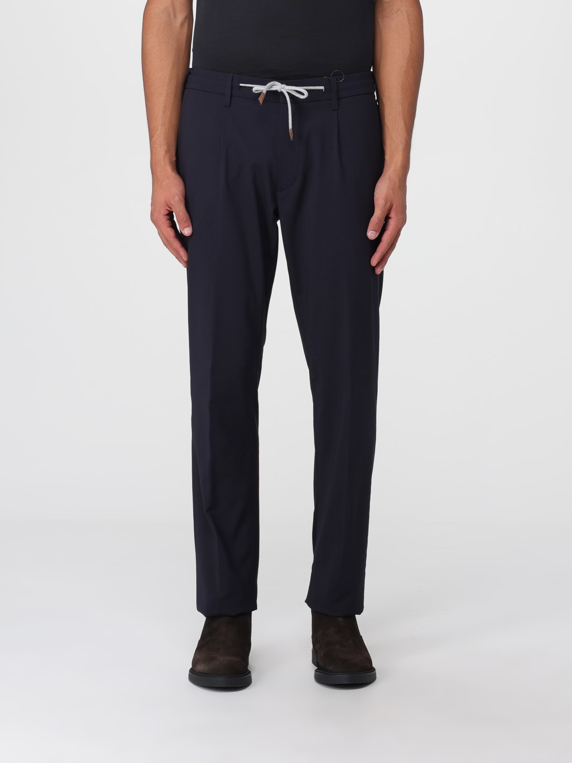 ELEVENTY PANTS: Pants men Eleventy, Blue - Img 1