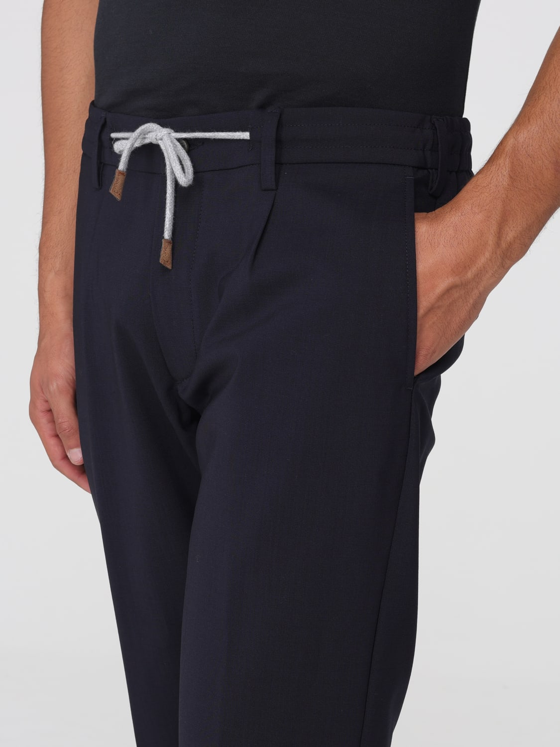 ELEVENTY PANTS: Pants men Eleventy, Blue - Img 3