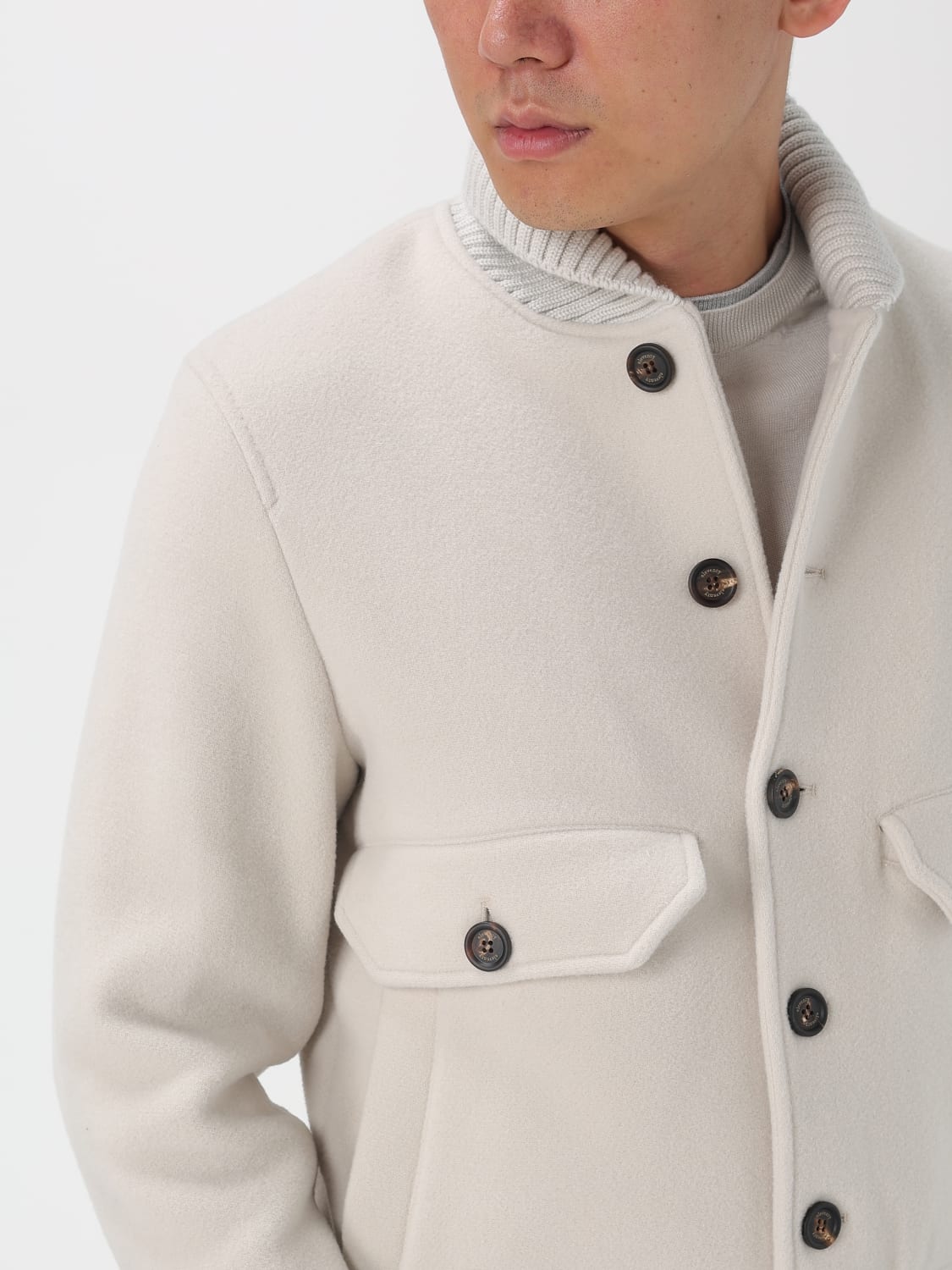 ELEVENTY JACKET: Jacket men Eleventy, Sand - Img 4