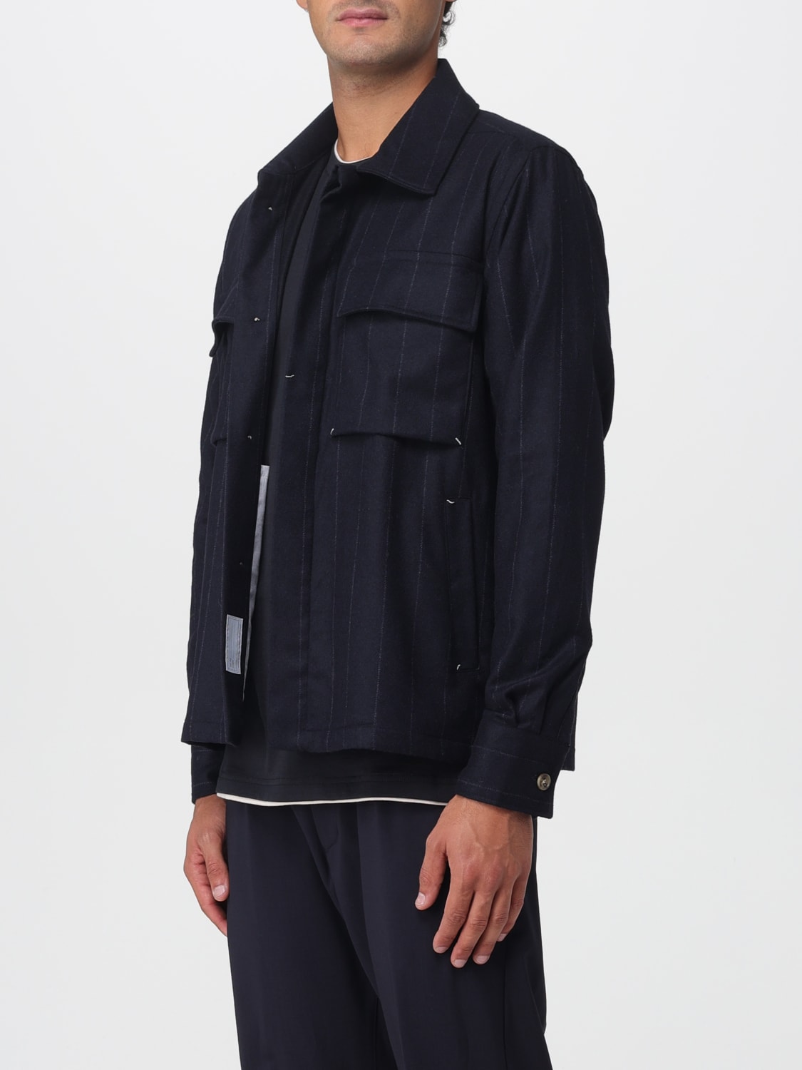 ELEVENTY JACKET: Blazer men Eleventy, Blue - Img 3