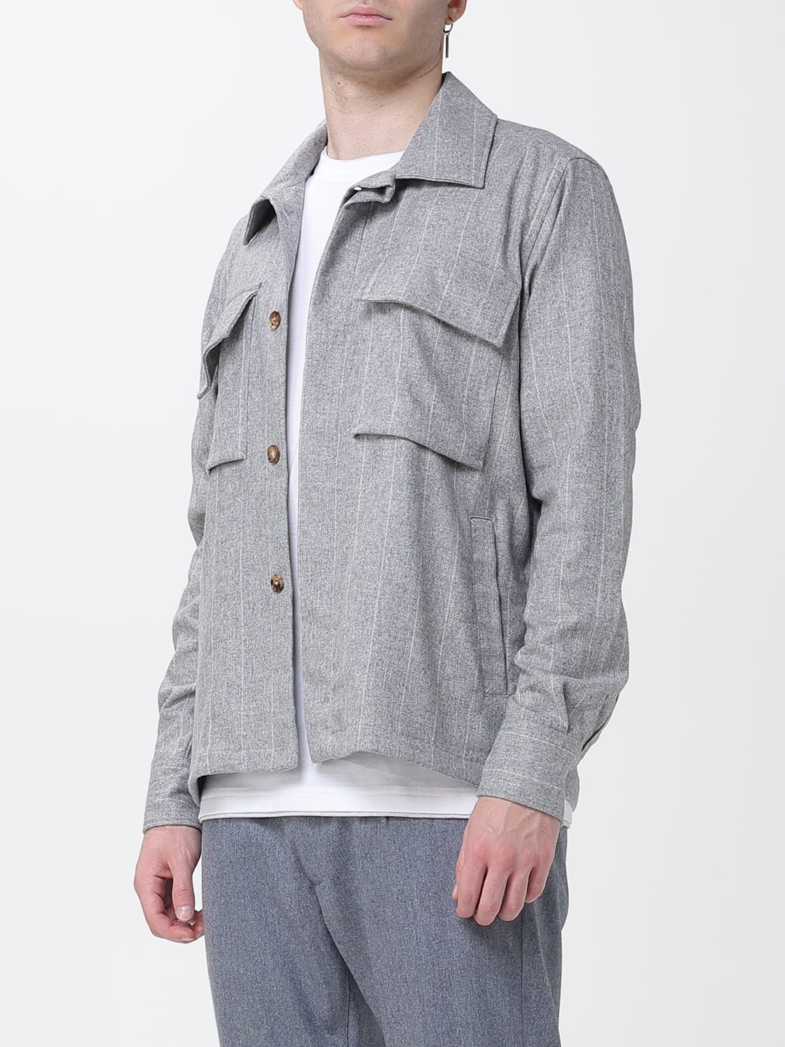 ELEVENTY JACKET: Blazer men Eleventy, Grey - Img 3