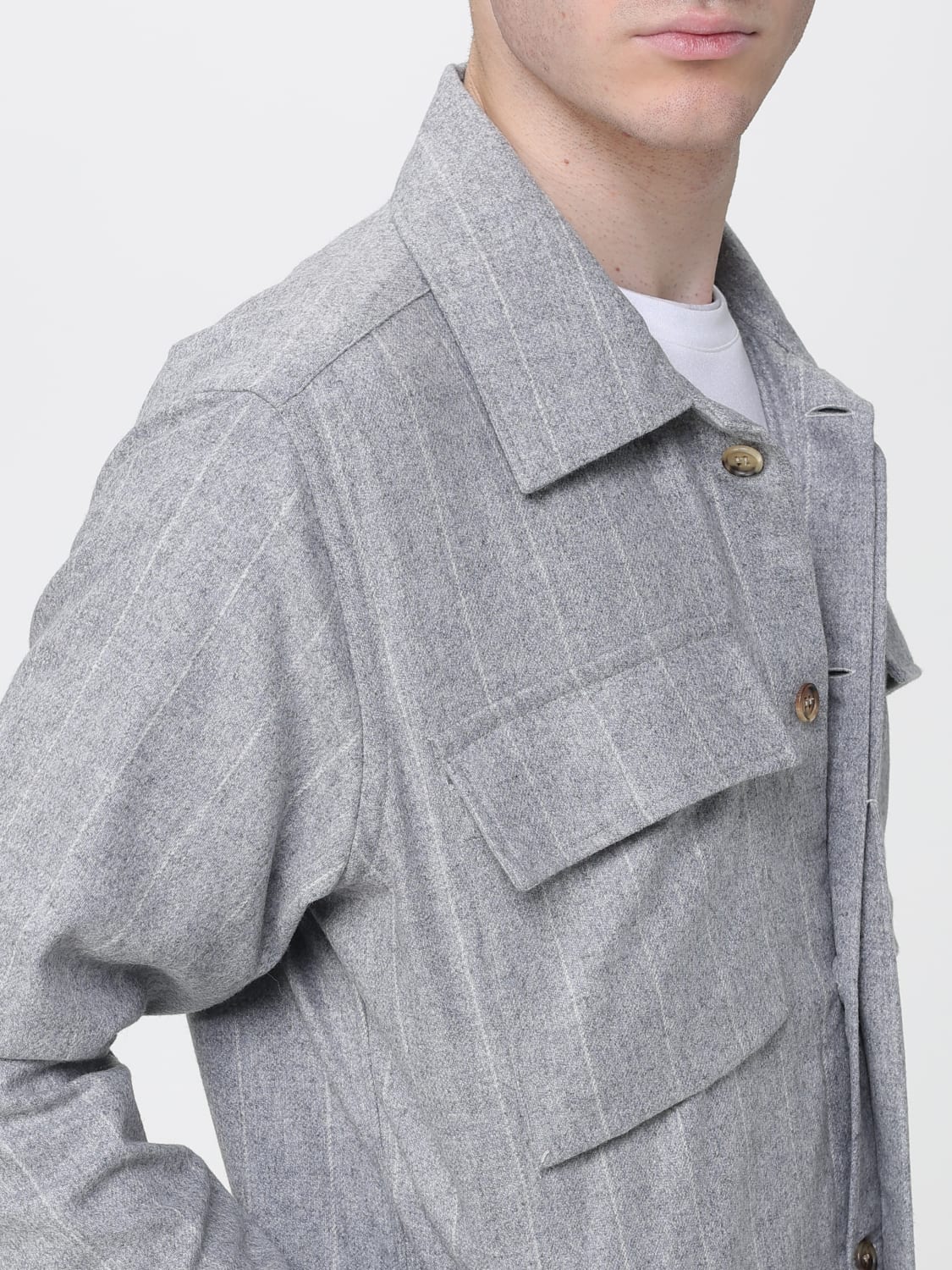 ELEVENTY JACKET: Blazer men Eleventy, Grey - Img 4