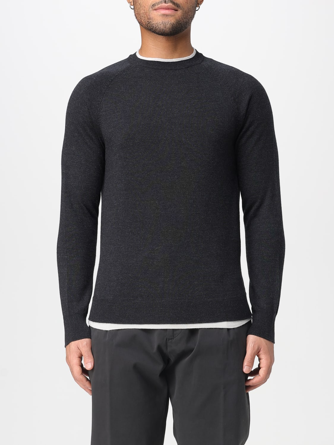 ELEVENTY 毛衣: 毛衣 男士 Eleventy, 灰色 - Img 1