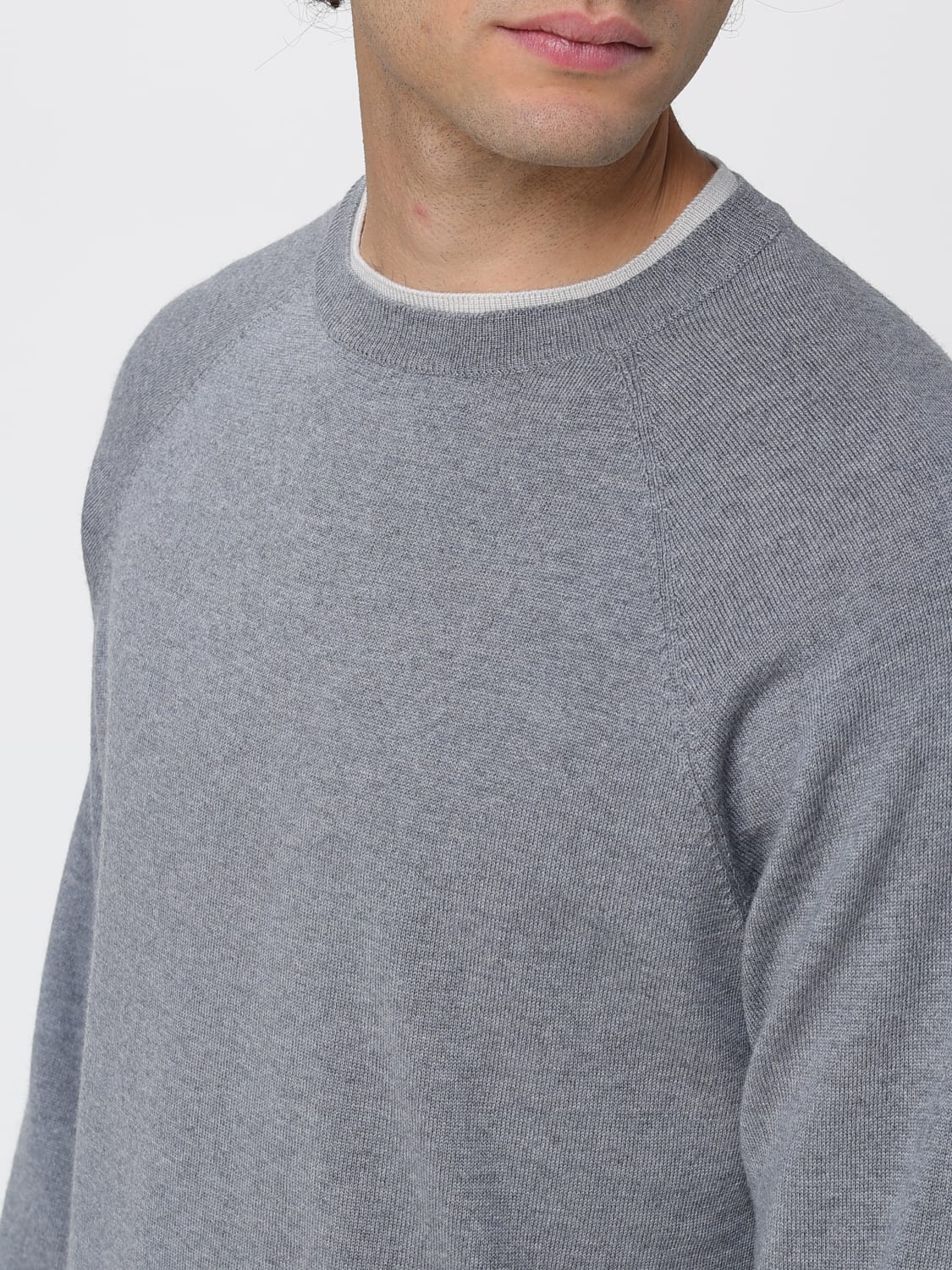 ELEVENTY 毛衣: 毛衣 男士 Eleventy, 灰色 2 - Img 3