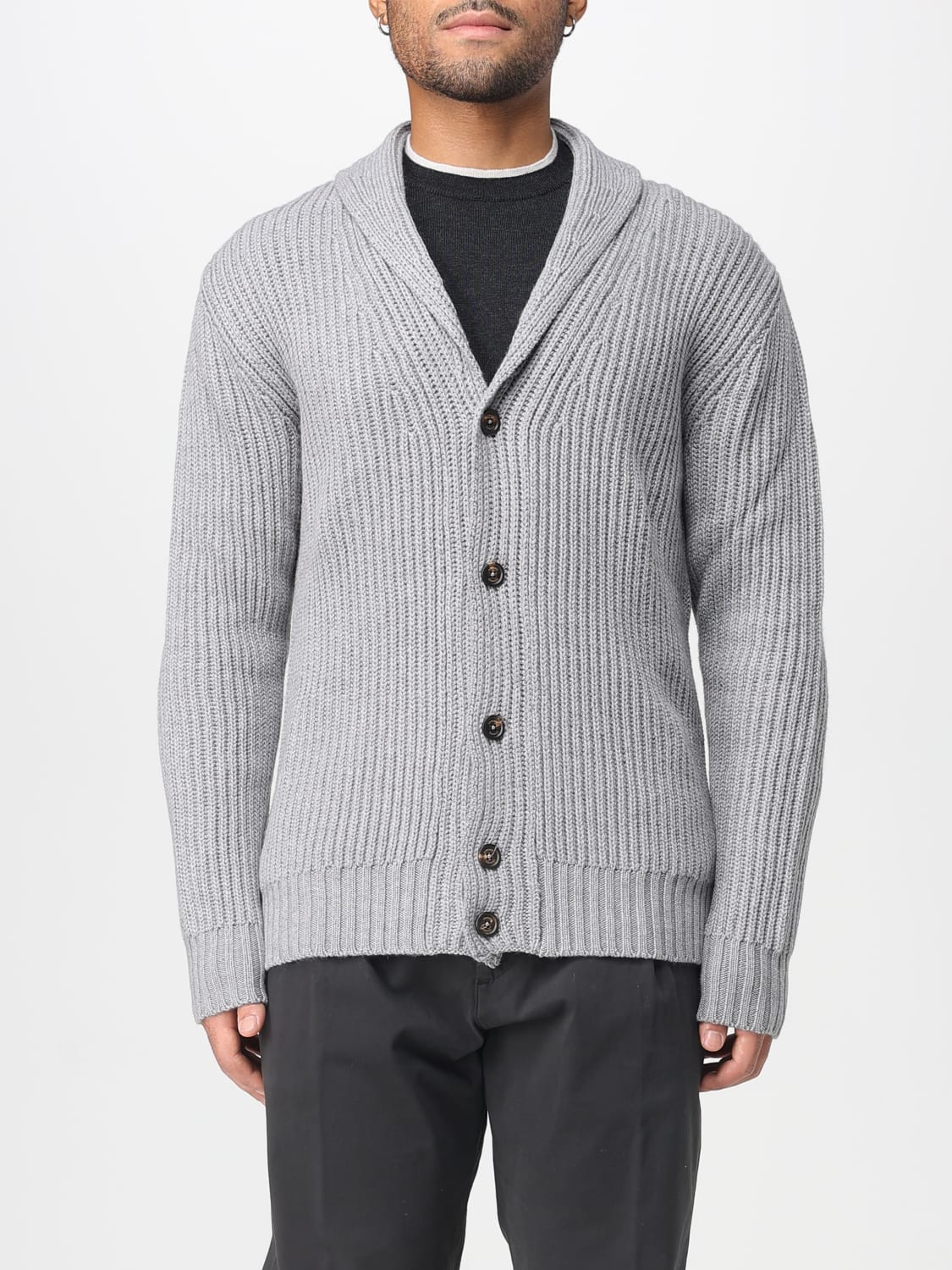 ELEVENTY SWEATER: Sweater men Eleventy, Grey - Img 1