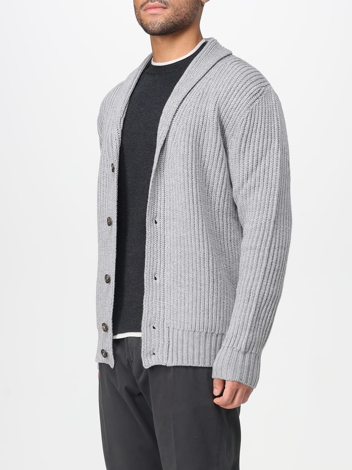 ELEVENTY SWEATER: Sweater men Eleventy, Grey - Img 3