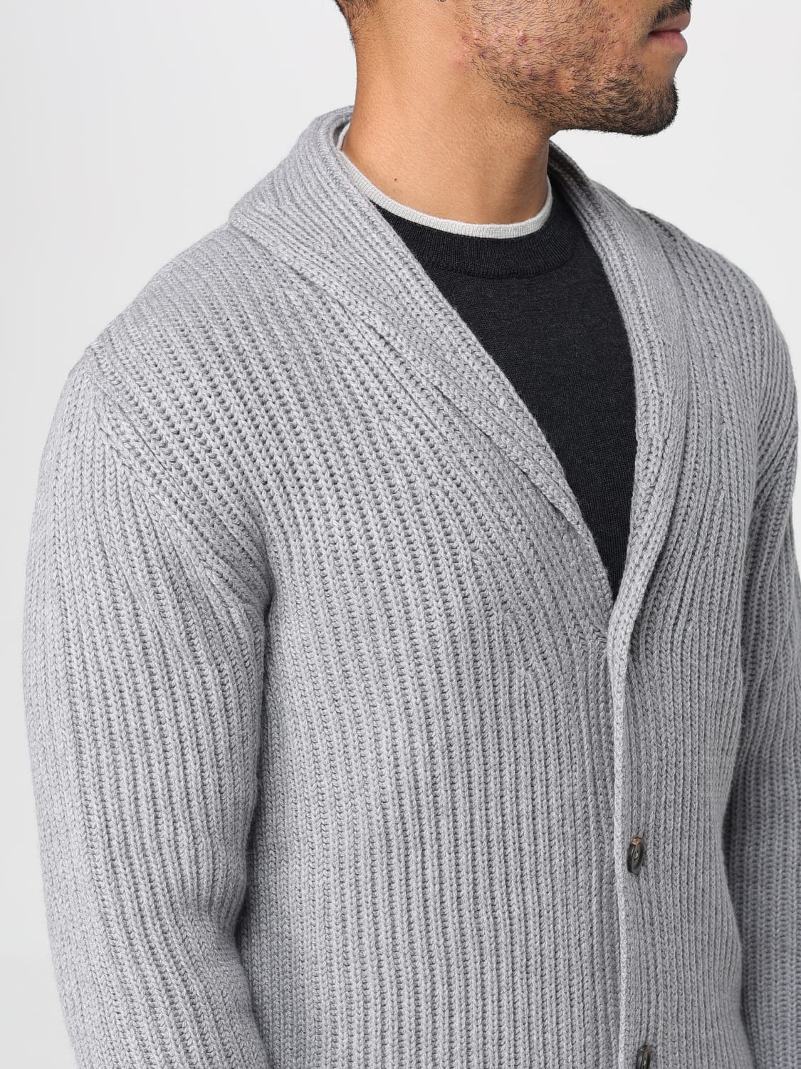 ELEVENTY SWEATER: Sweater men Eleventy, Grey - Img 4