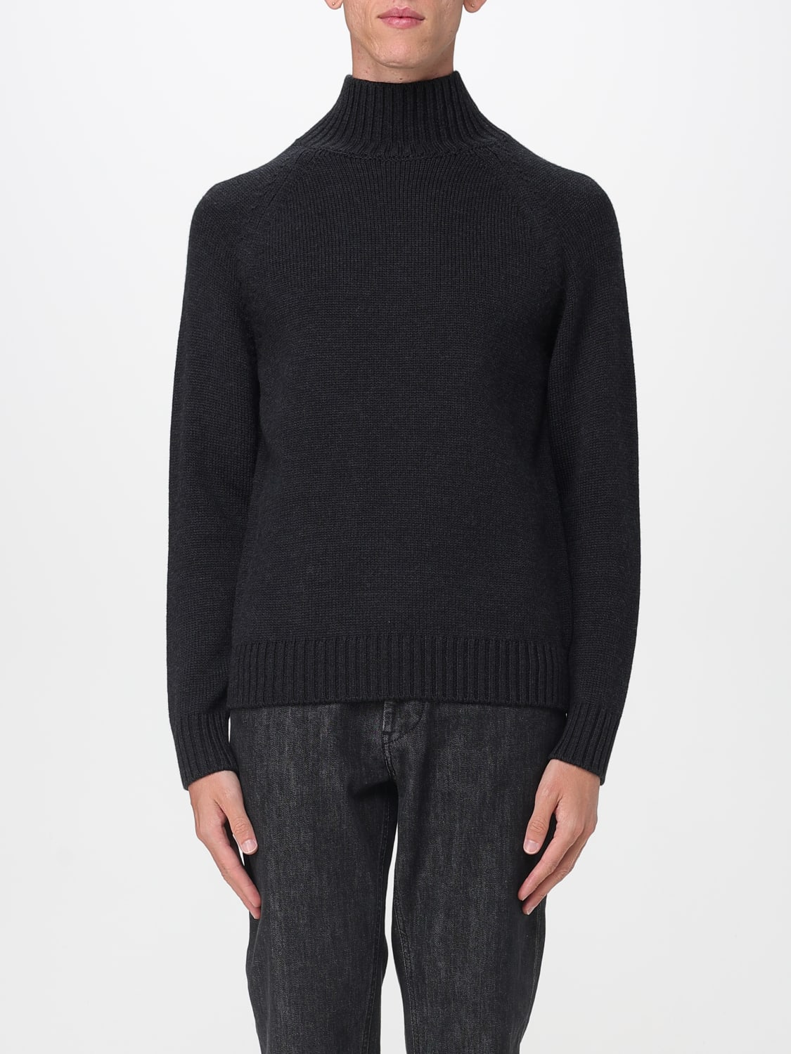 ELEVENTY SWEATER: Sweater men Eleventy, Charcoal - Img 1