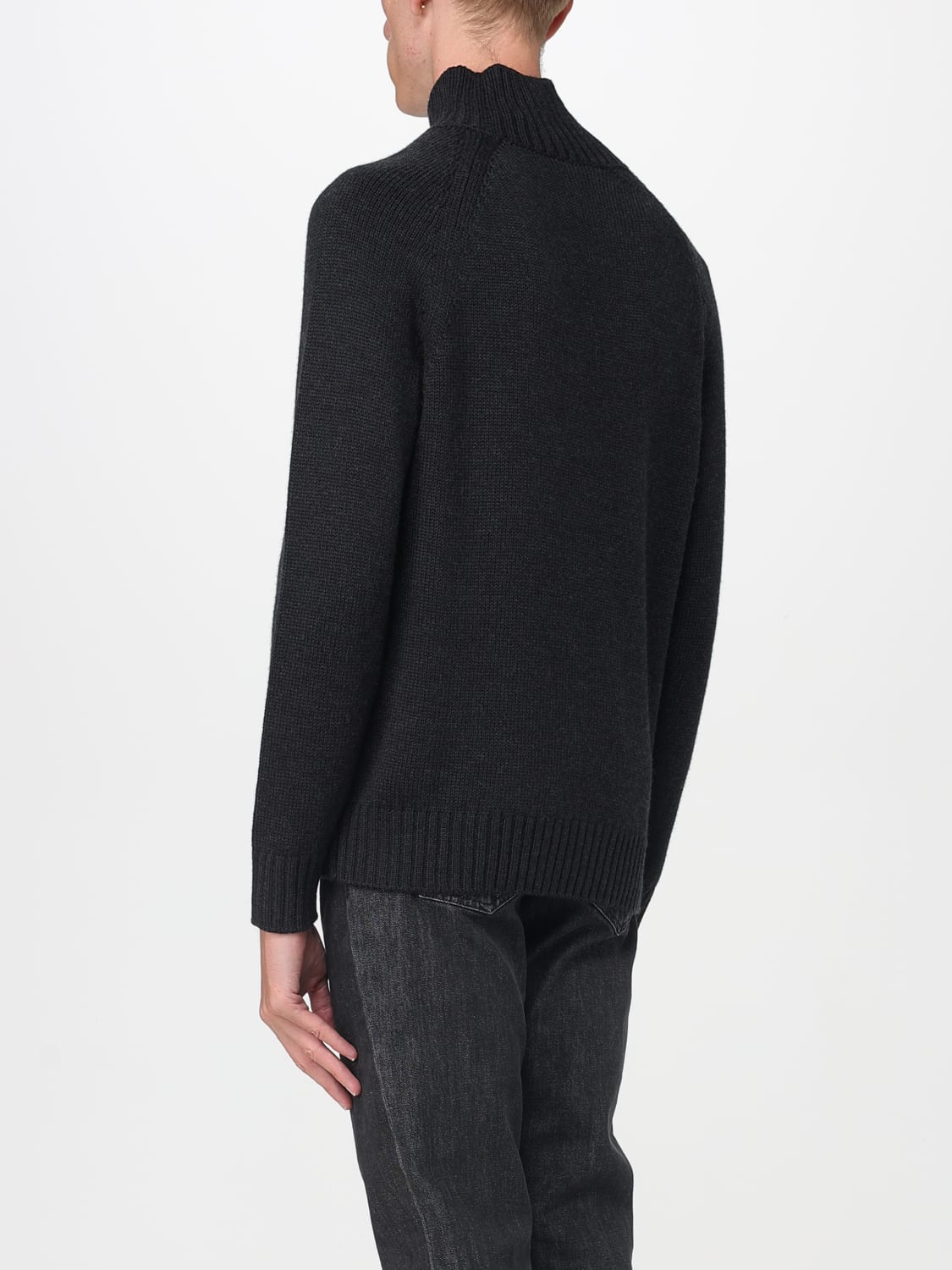 ELEVENTY SWEATER: Sweater men Eleventy, Charcoal - Img 2