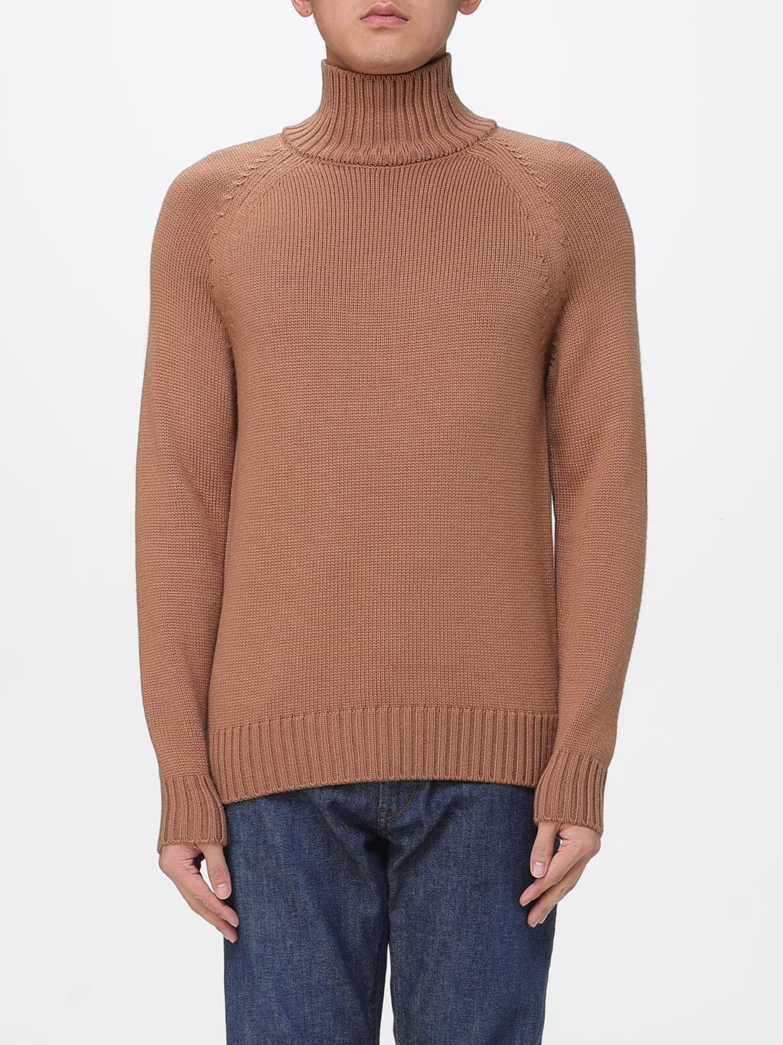 ELEVENTY PULLOVER: Pullover herren Eleventy, Camel - Img 1