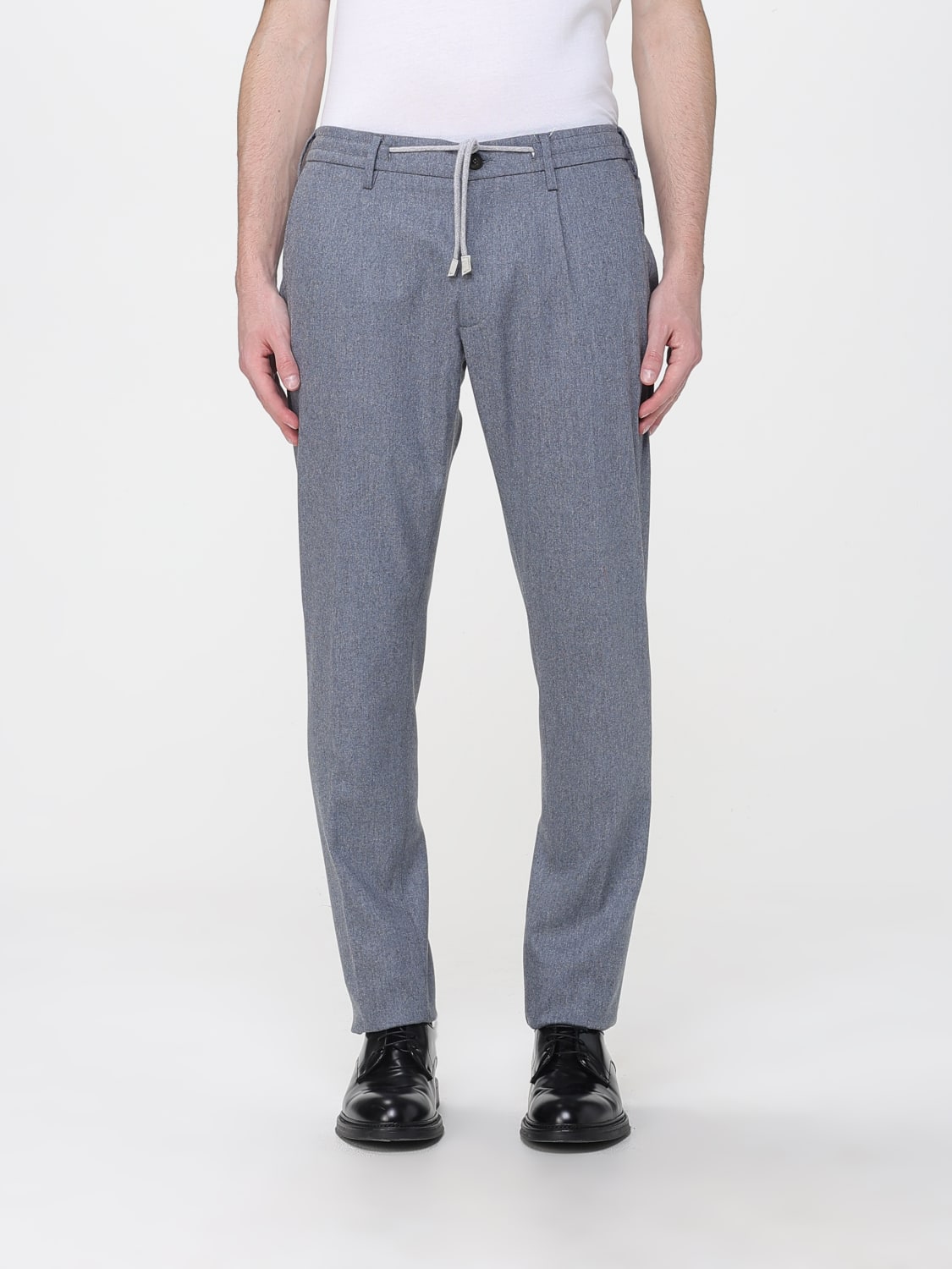 ELEVENTY PANTS: Pants men Eleventy, Gnawed Blue - Img 1