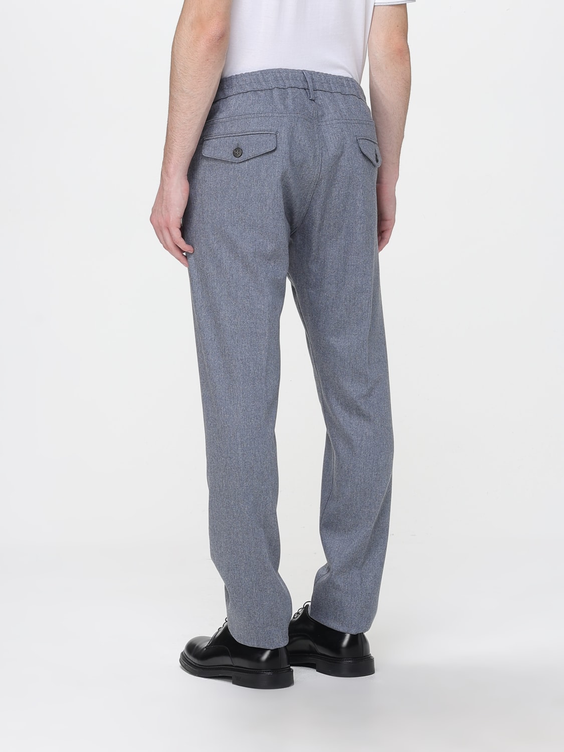 ELEVENTY PANTS: Pants men Eleventy, Gnawed Blue - Img 2