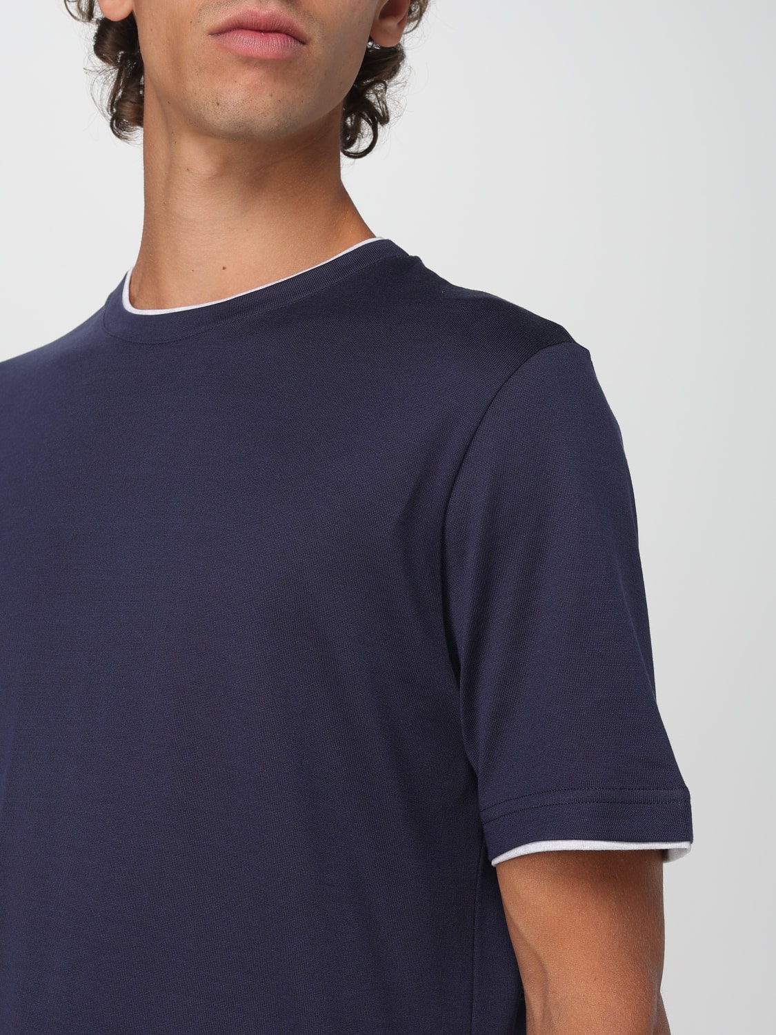 ELEVENTY T-SHIRT: T-shirt men Eleventy, Blue - Img 3