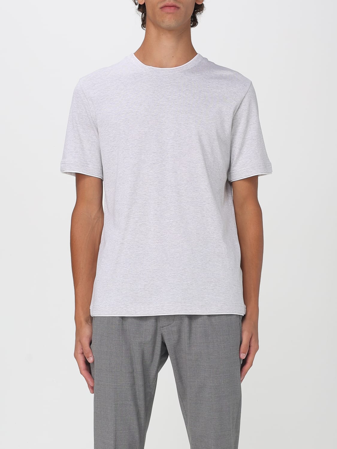 ELEVENTY T恤: T恤 男士 Eleventy, 灰色 - Img 1