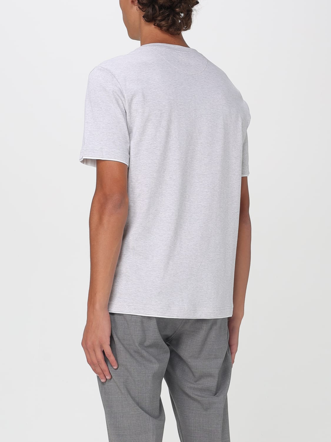 ELEVENTY T恤: T恤 男士 Eleventy, 灰色 - Img 2