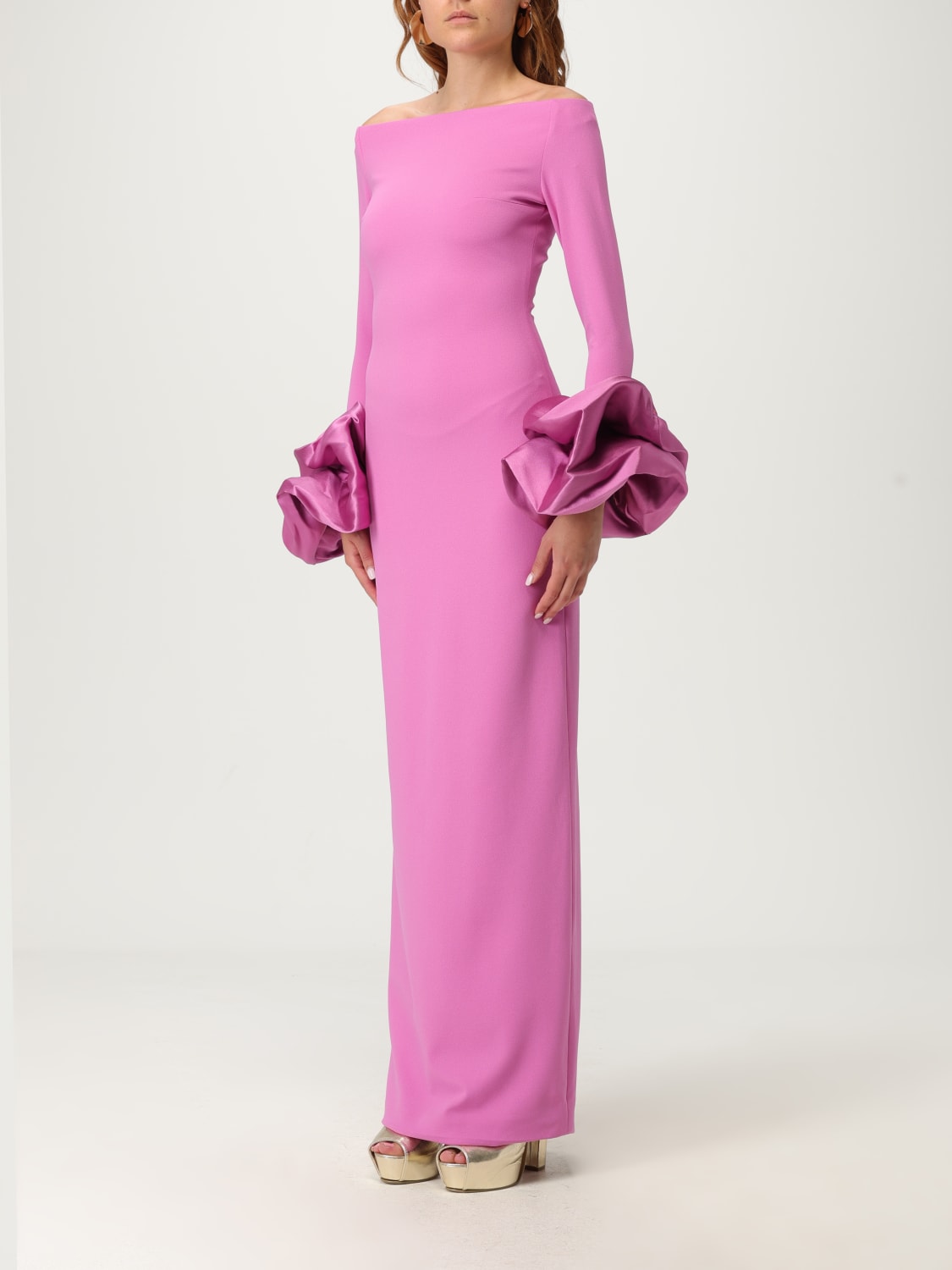 SOLACE LONDON DRESS: Dress woman Solace London, Fuchsia - Img 3
