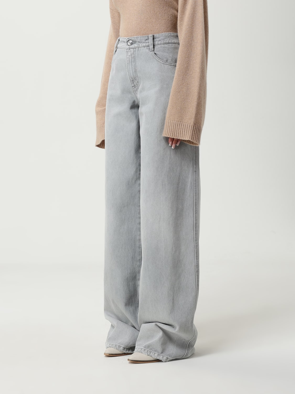 ERMANNO SCERVINO JEANS: Jeans woman Ermanno Scervino, Grey - Img 3