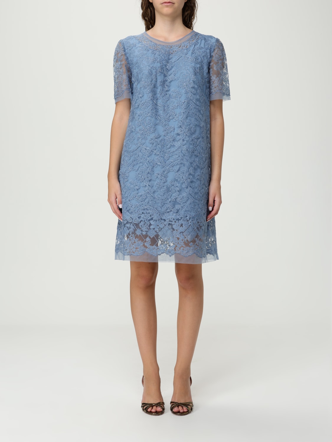 ERMANNO SCERVINO DRESS: Dress woman Ermanno Scervino, Gnawed Blue - Img 1