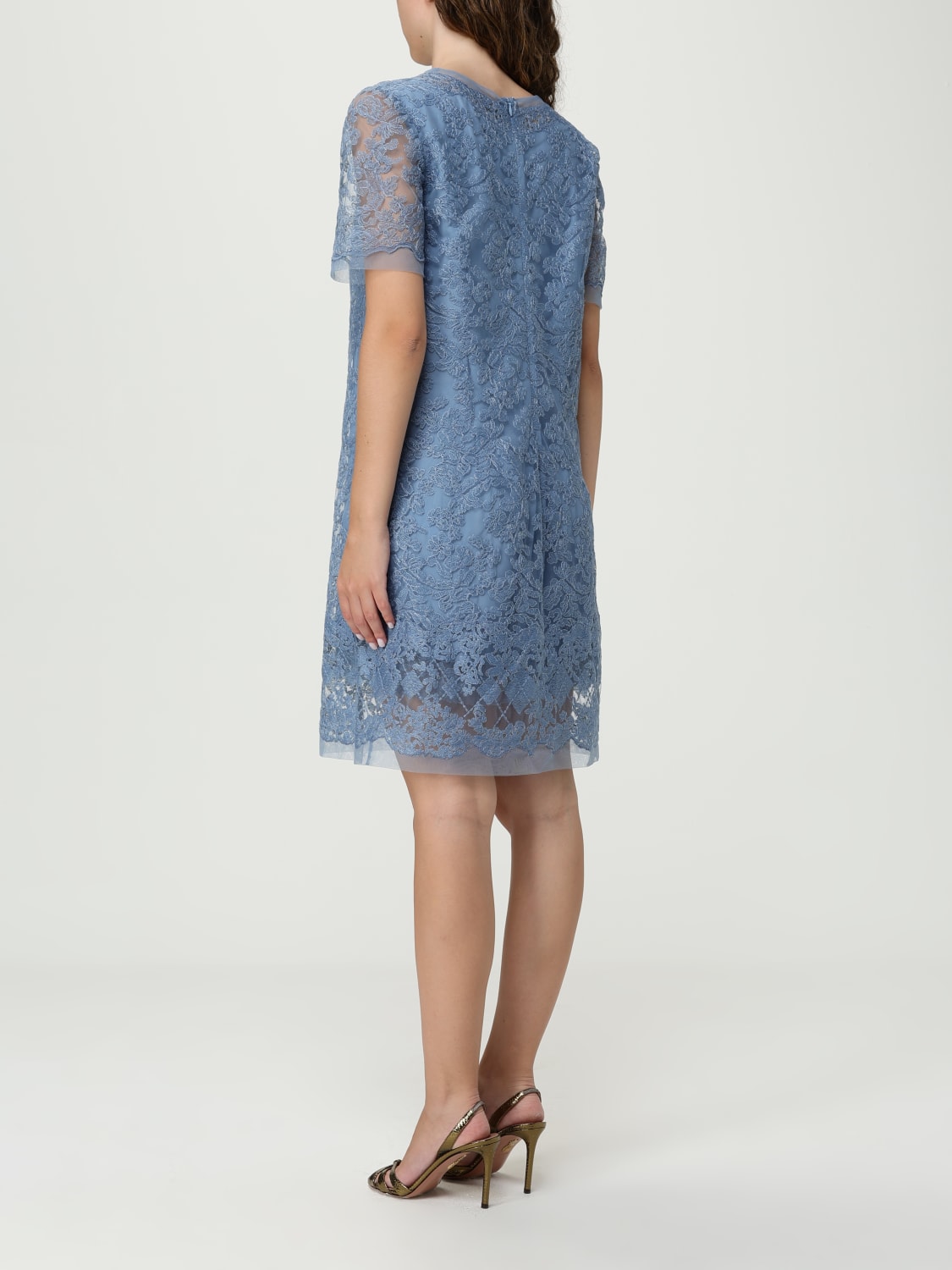 ERMANNO SCERVINO DRESS: Dress woman Ermanno Scervino, Gnawed Blue - Img 2