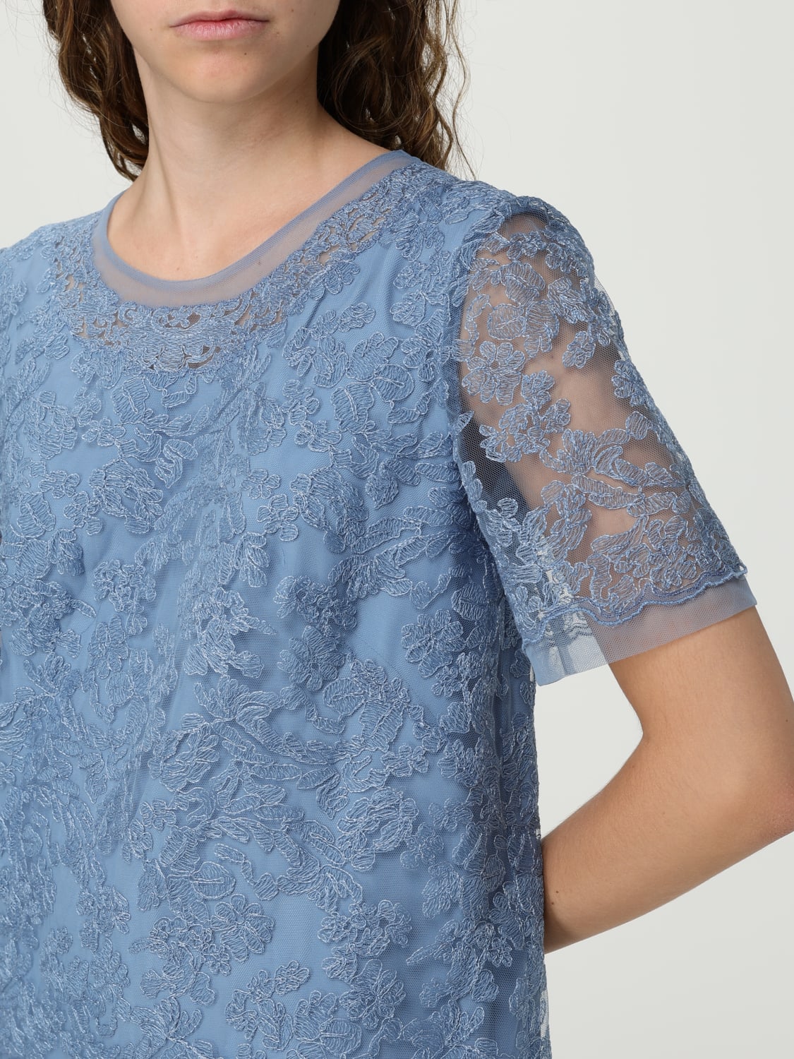 ERMANNO SCERVINO DRESS: Dress woman Ermanno Scervino, Gnawed Blue - Img 3