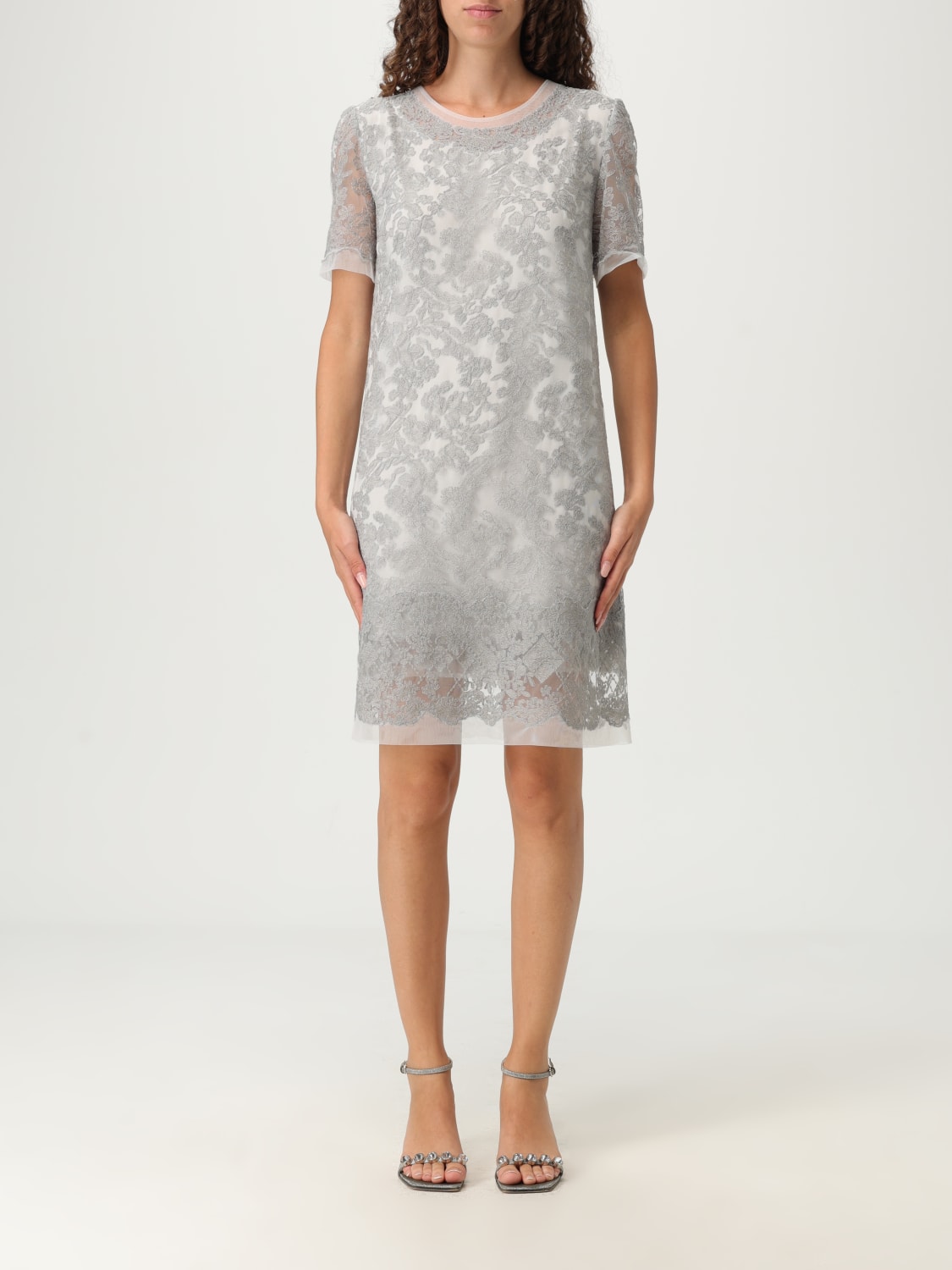 ERMANNO SCERVINO DRESS: Dress woman Ermanno Scervino, Pearl - Img 1