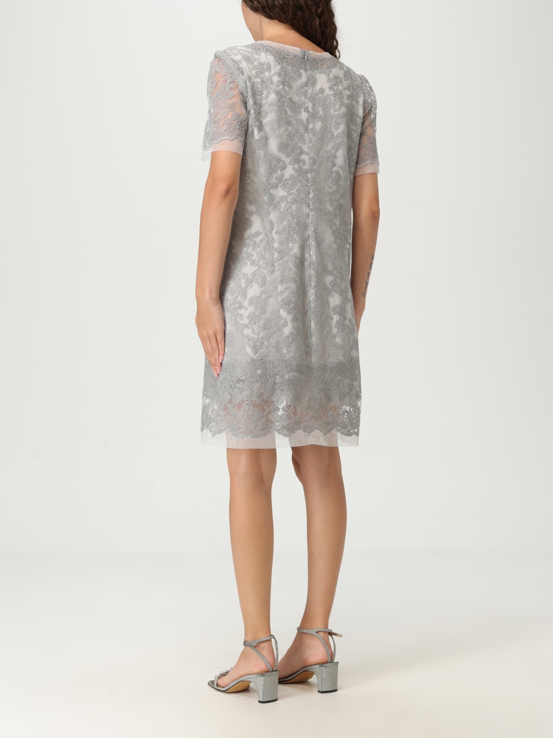 ERMANNO SCERVINO DRESS: Dress woman Ermanno Scervino, Pearl - Img 2