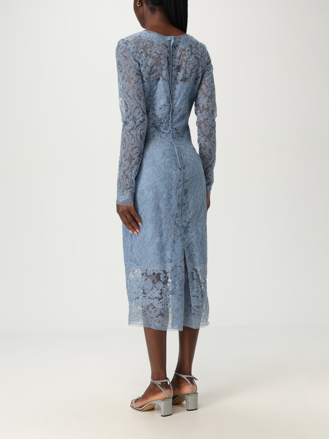 ERMANNO SCERVINO DRESS: Dress woman Ermanno Scervino, Gnawed Blue - Img 2