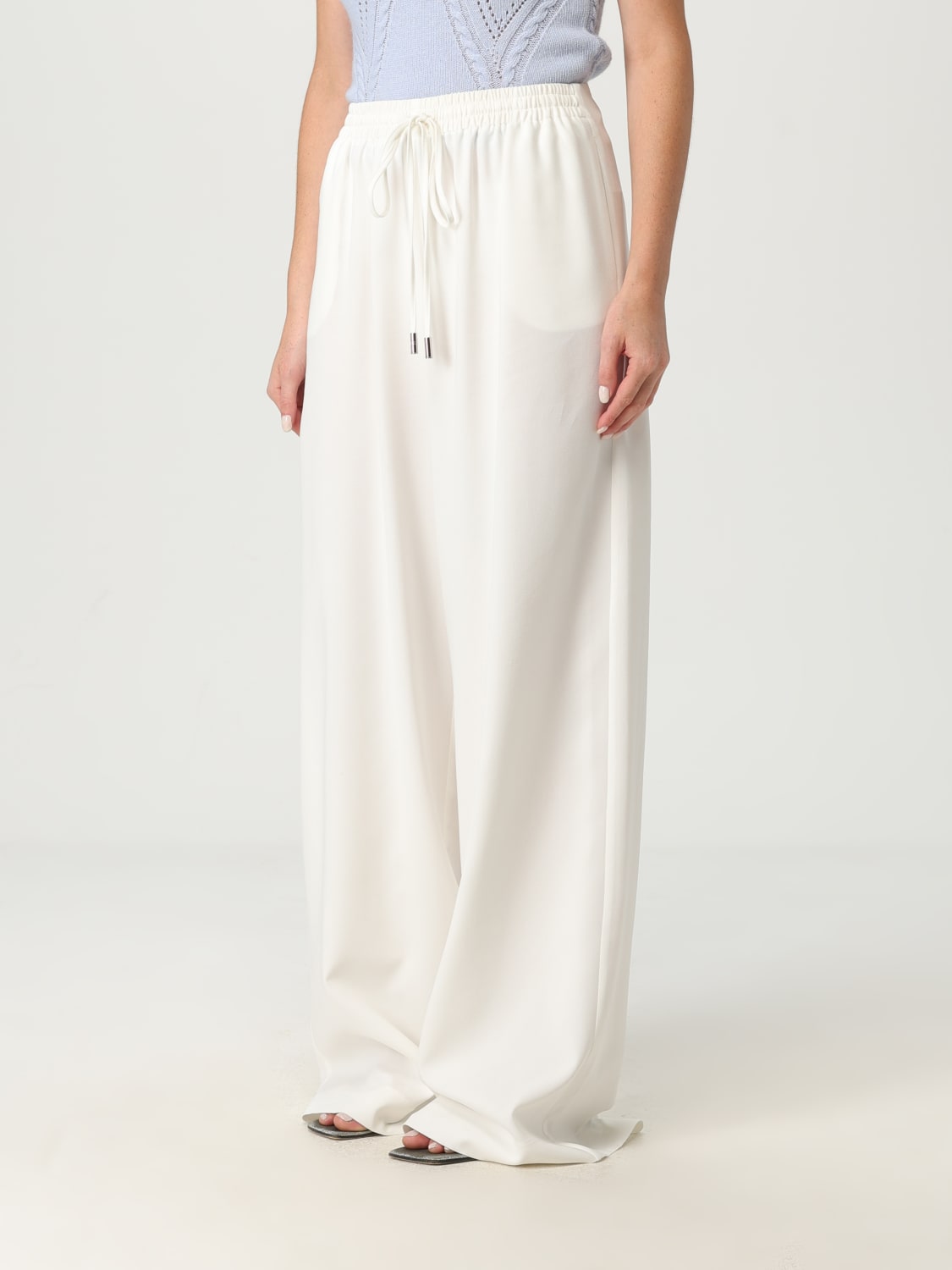 ERMANNO SCERVINO PANTS: Pants woman Ermanno Scervino, White - Img 4