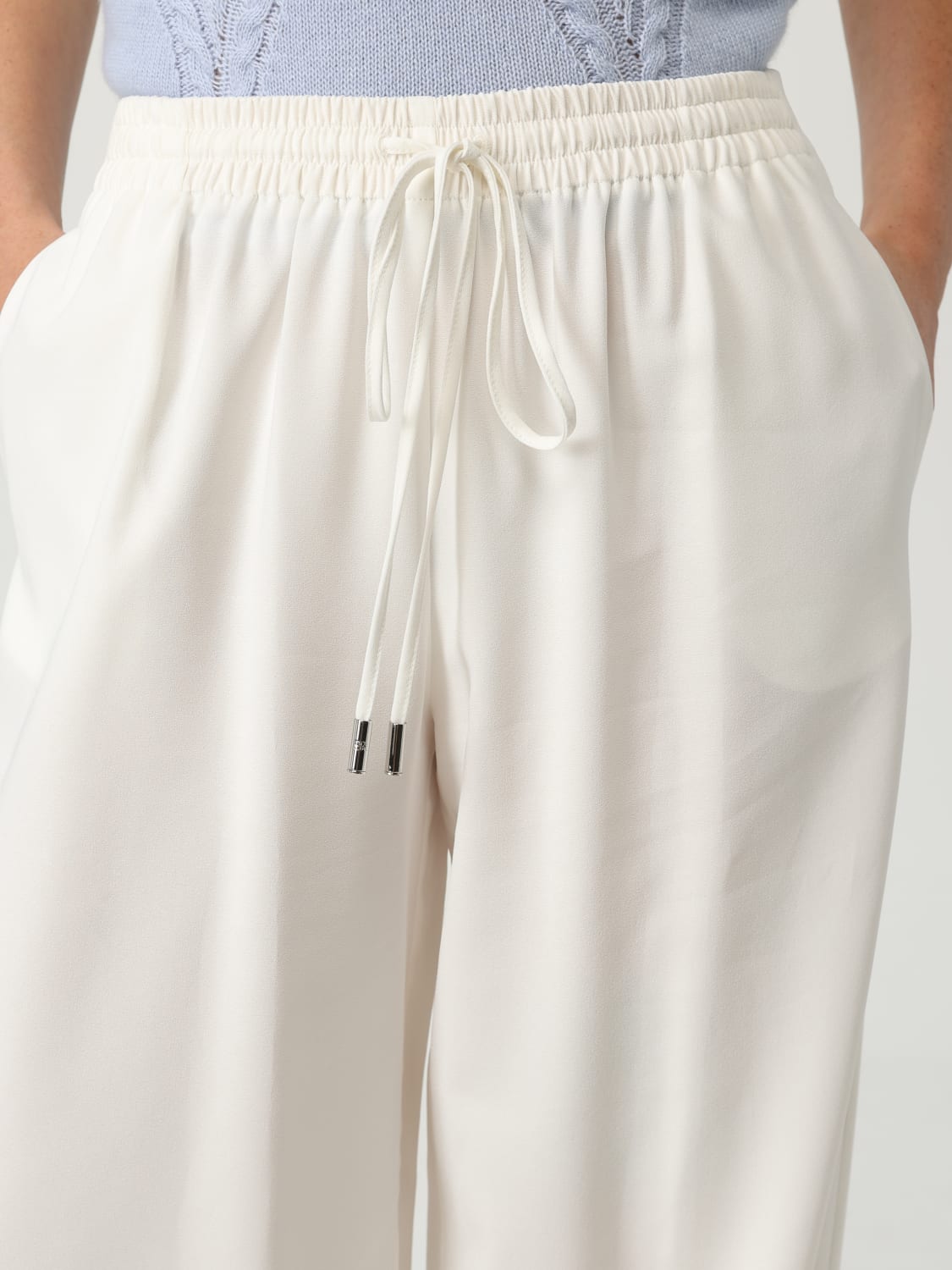 ERMANNO SCERVINO PANTS: Pants woman Ermanno Scervino, White - Img 5